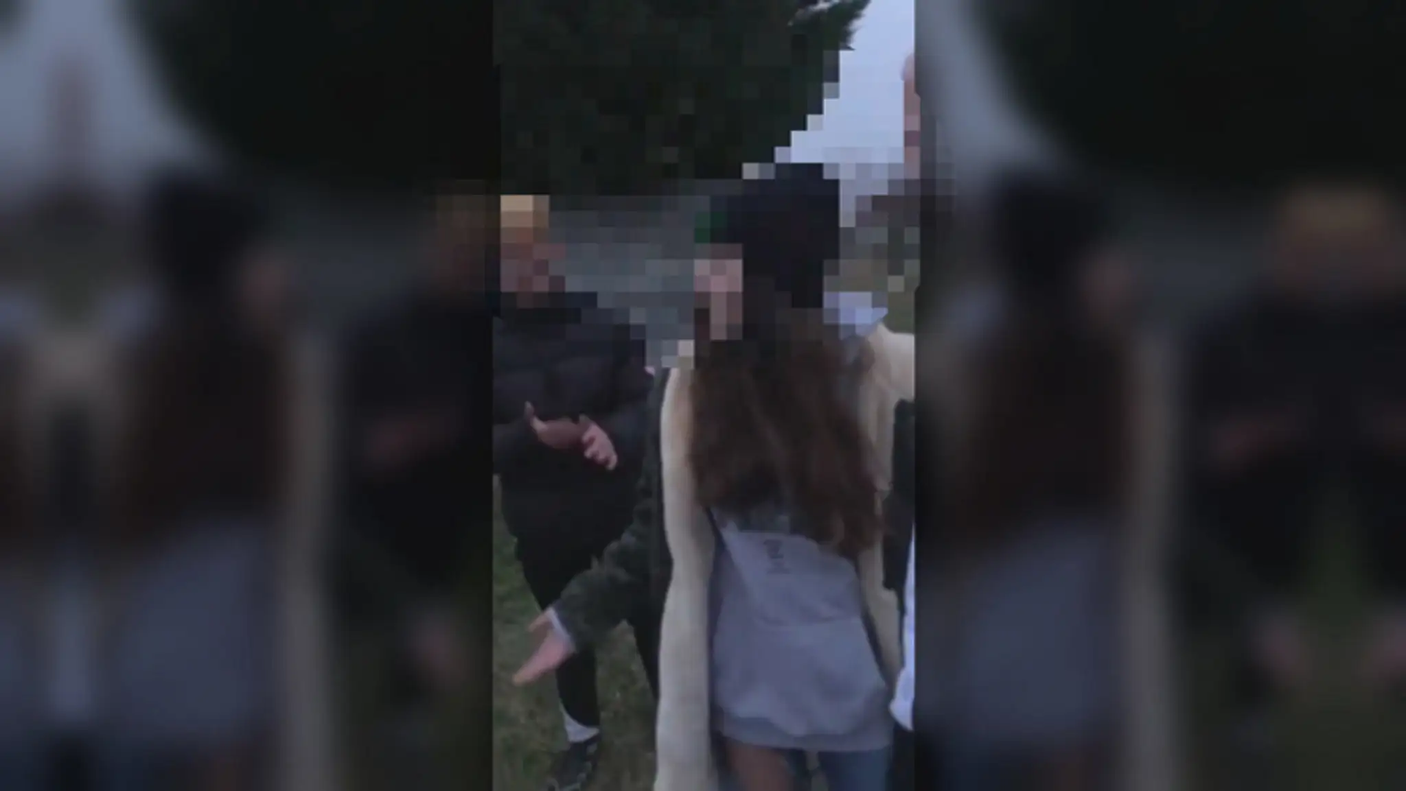 Záber z videa, na ktorom je jedna z bitiek v Miloslavove.