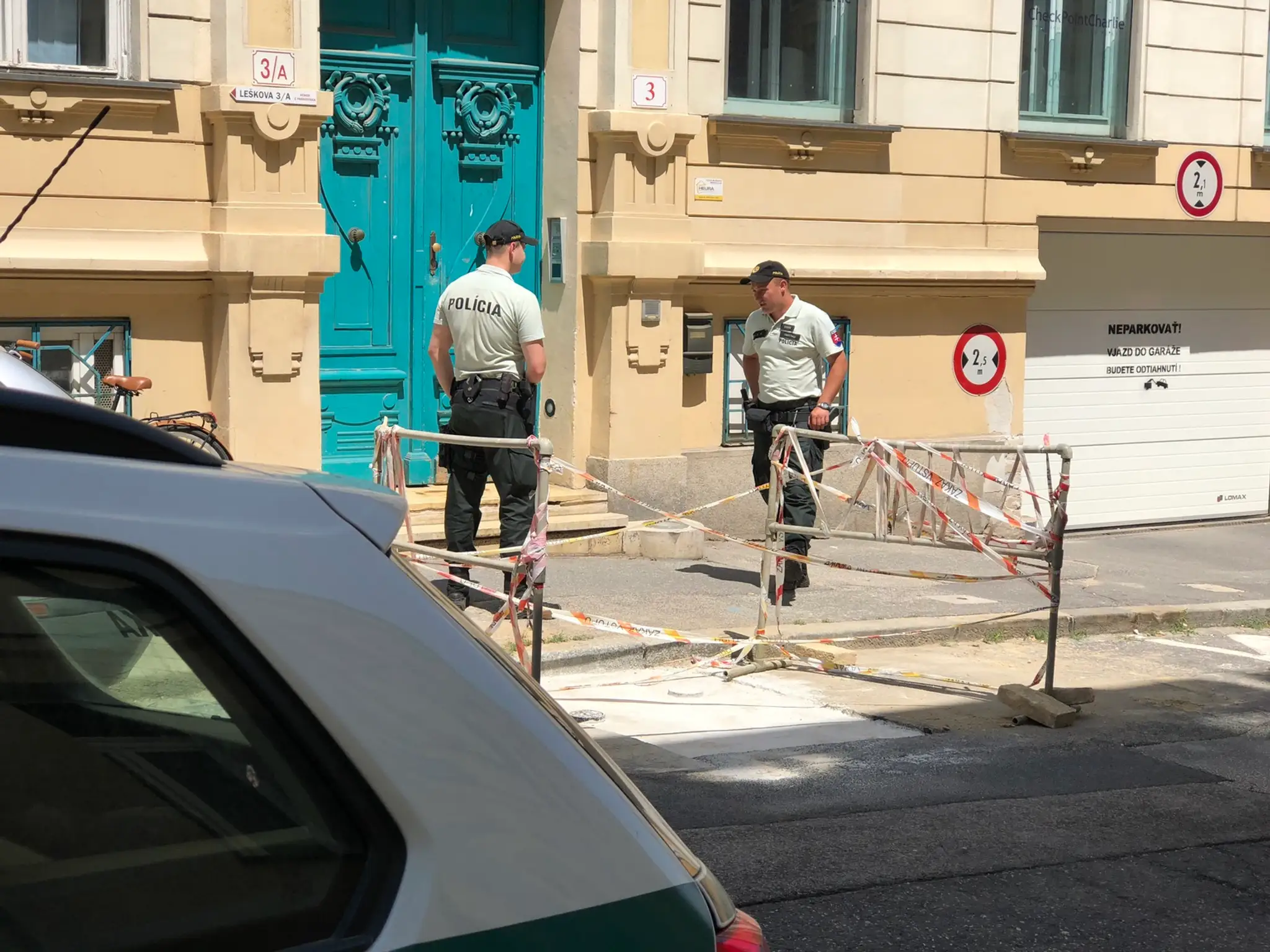 Po Pachingera si prišli policajti.