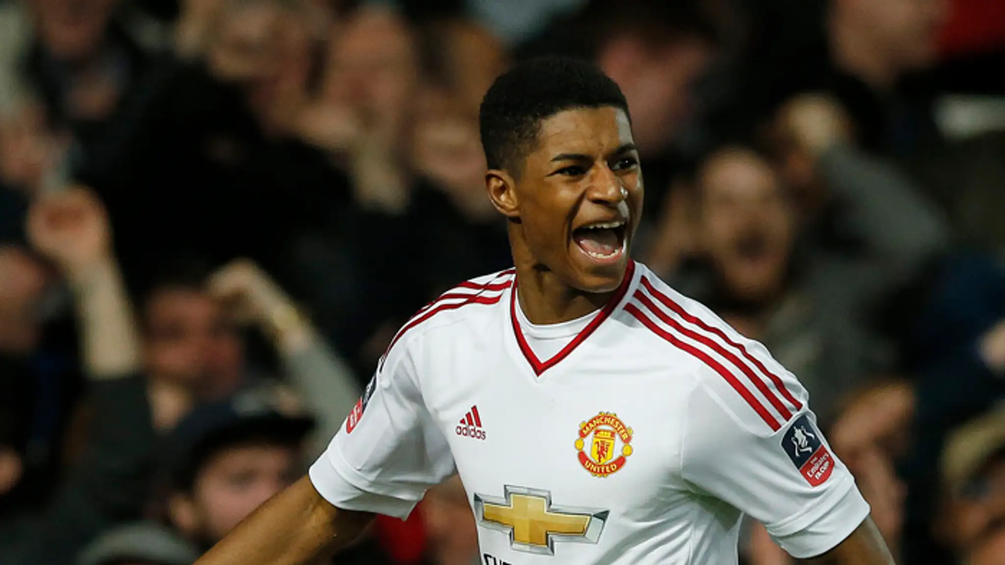 Hráč United Marcus Rashford.