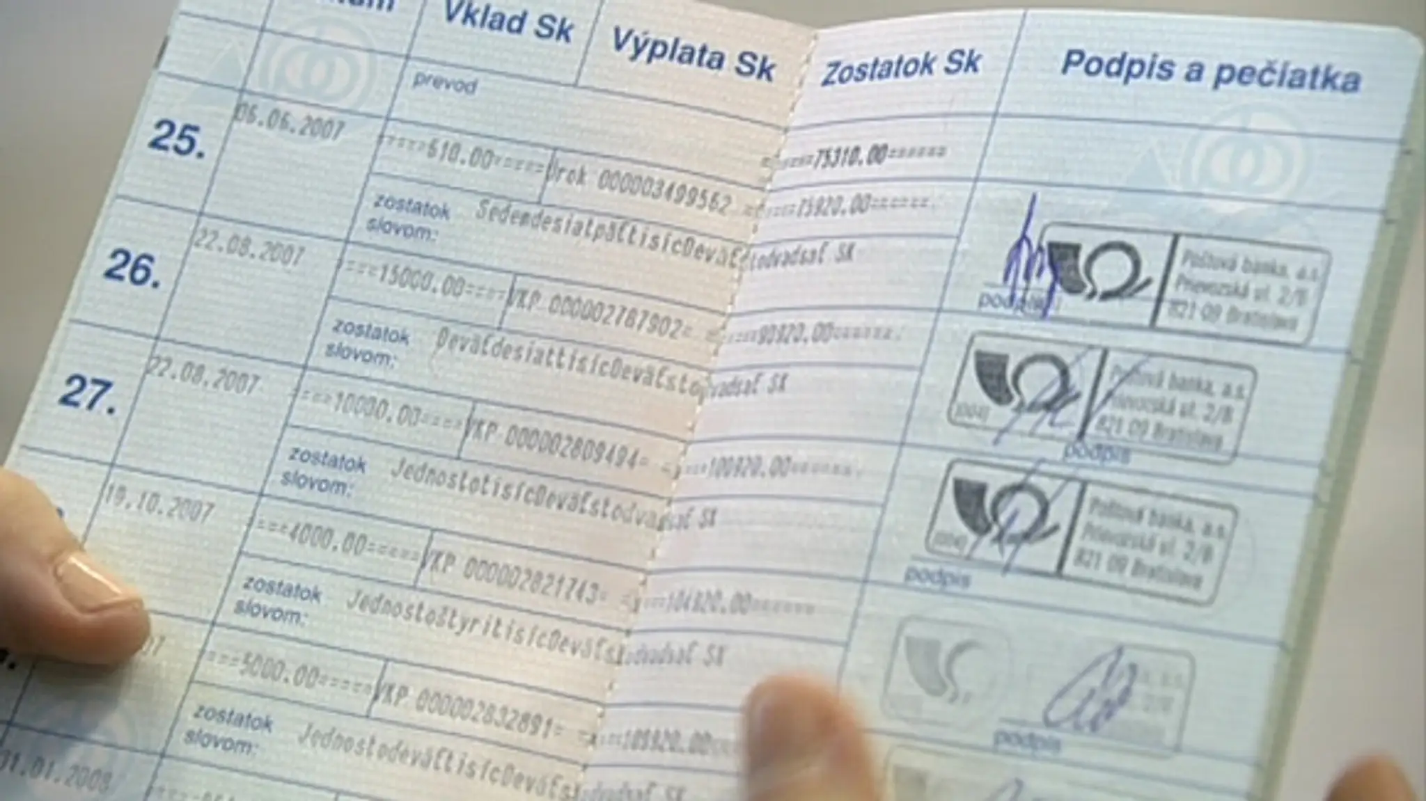 Vkladná knižka