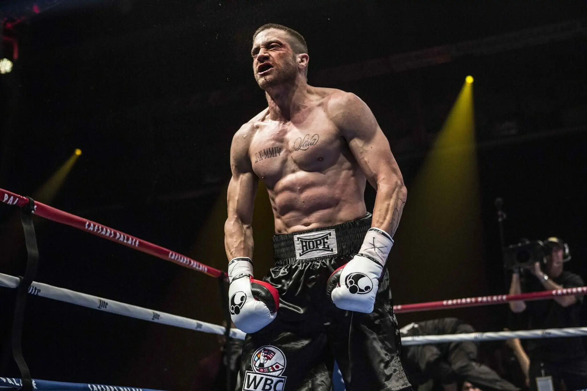 Jake Gyllenhaal vo filme Southpaw.