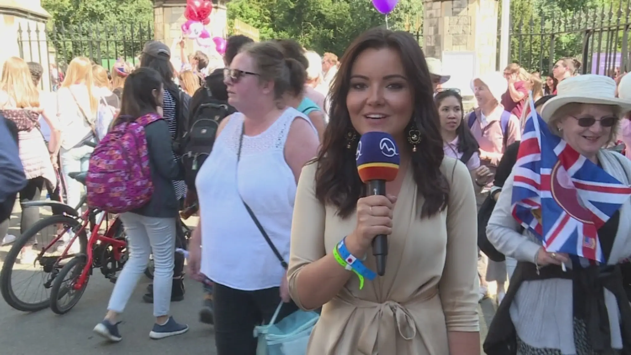 Ivana Miklánková na kráľovskej svadbe