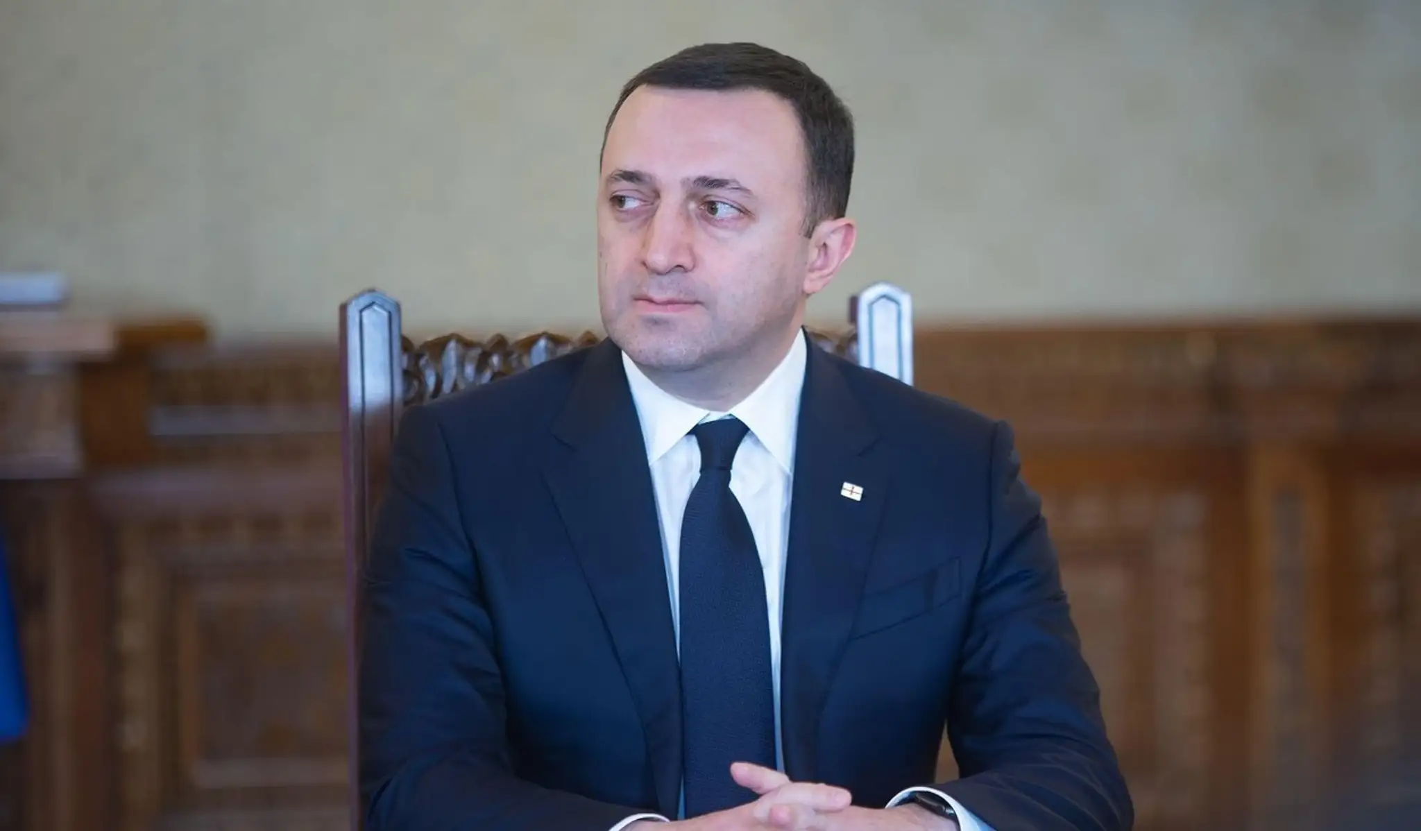 Gruzínsky premiér Irakli Garibašvili.
