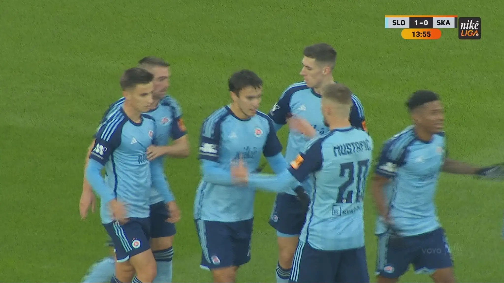 Gólová radosť futbalistov Slovana Bratislava.