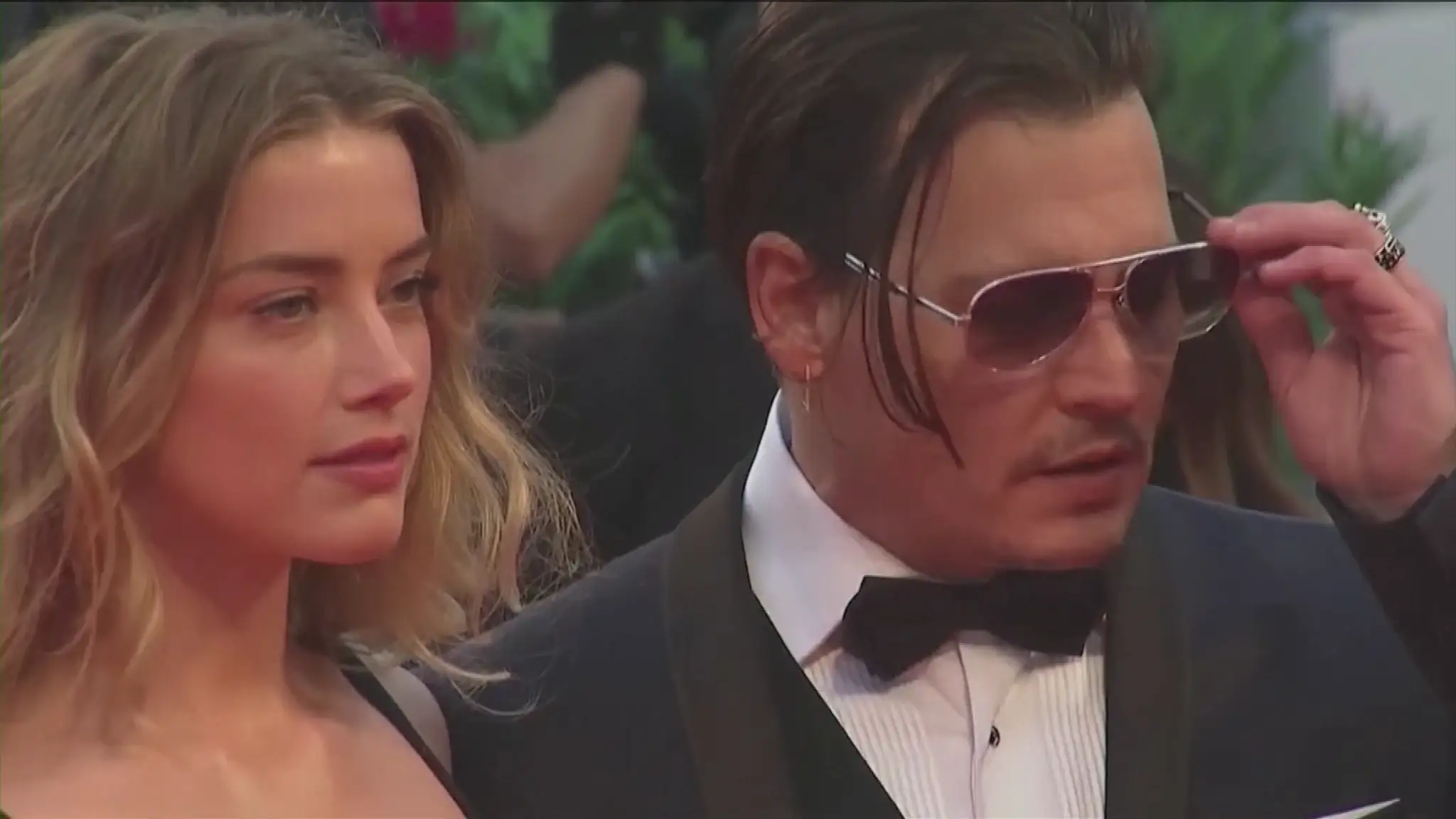 Johnny Depp s manželkou.