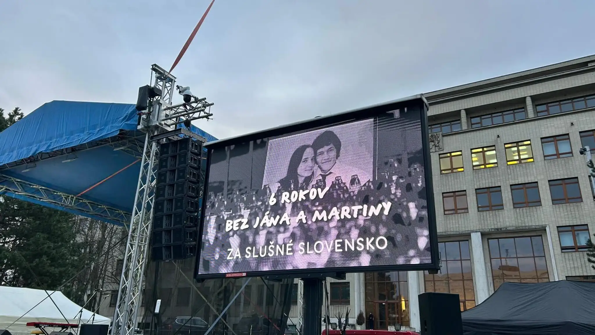 Spomienkové zhromaždenie na Jána a Martinu.