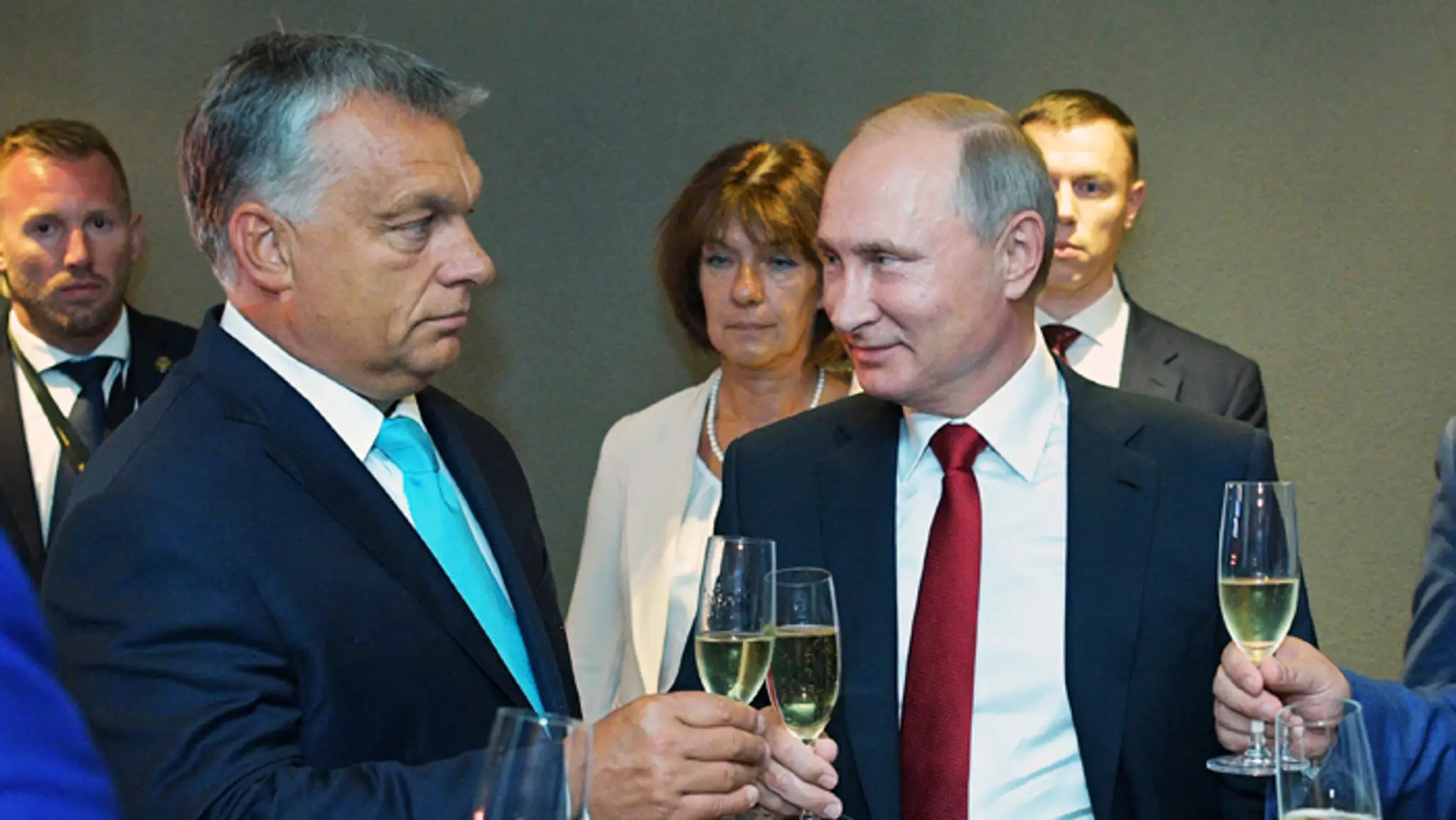 Maďarský premiér Viktor Orbán a ruský prezident Vladimír Putin.