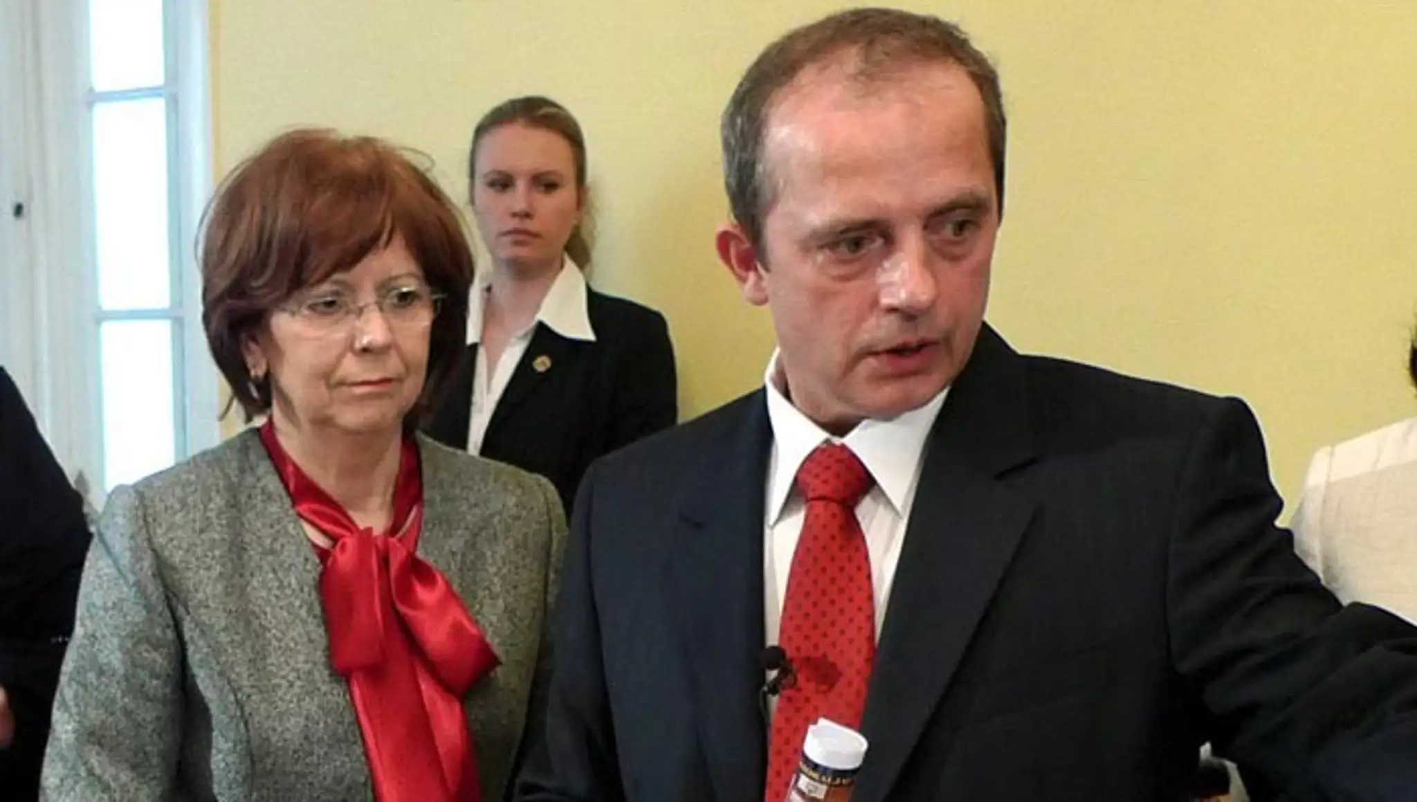 Na snímke Juraj Migaš a manželka exprezidenta SR Silvia Gašparovičová.