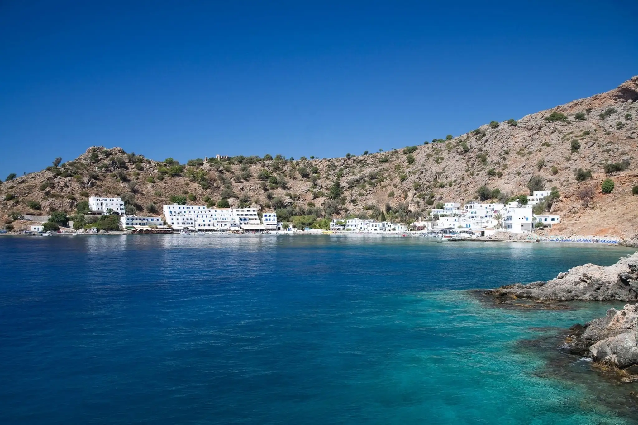 Mesto Chania na Kréte.
