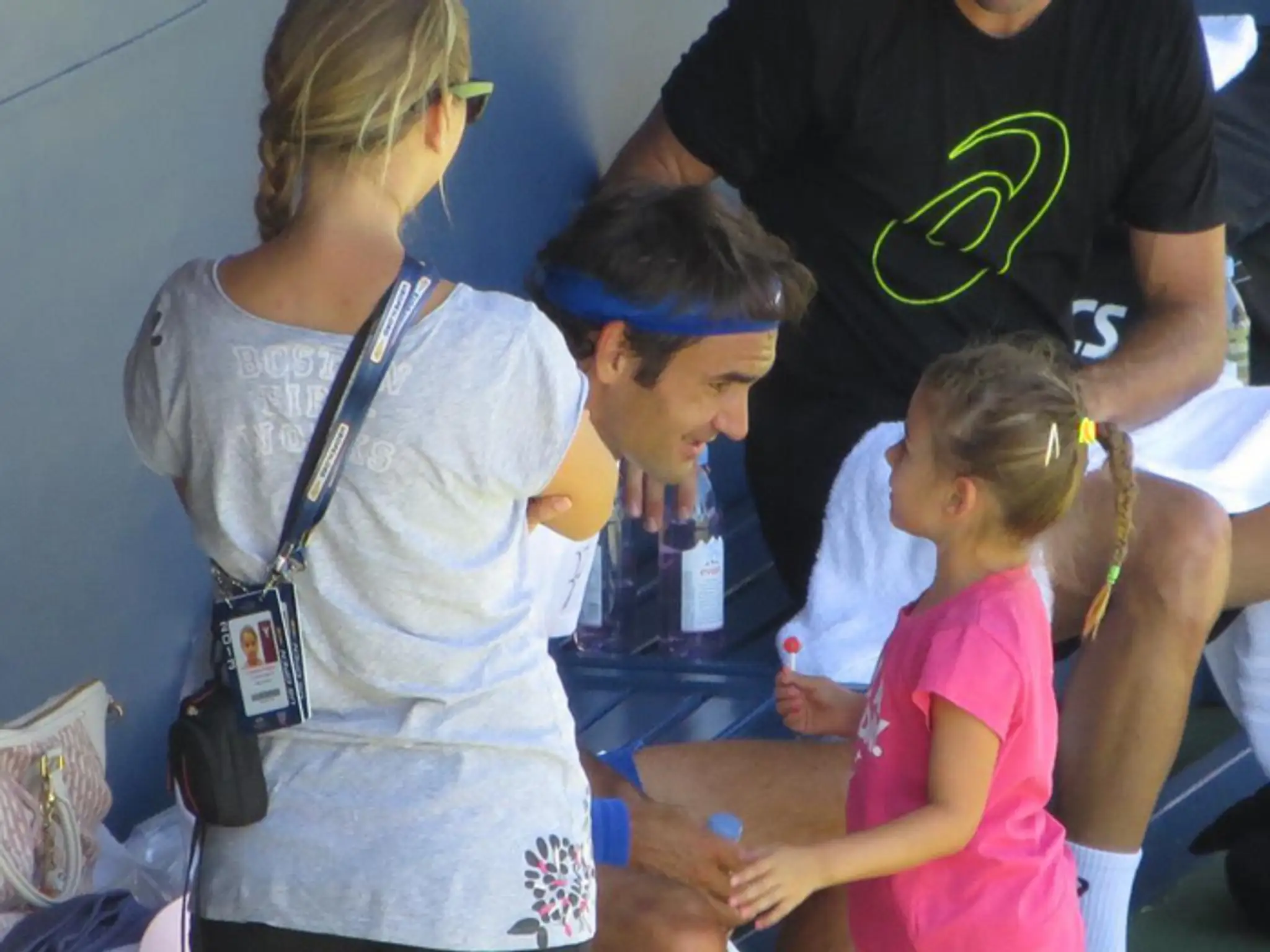 Federer s dcérkou Myla Rose