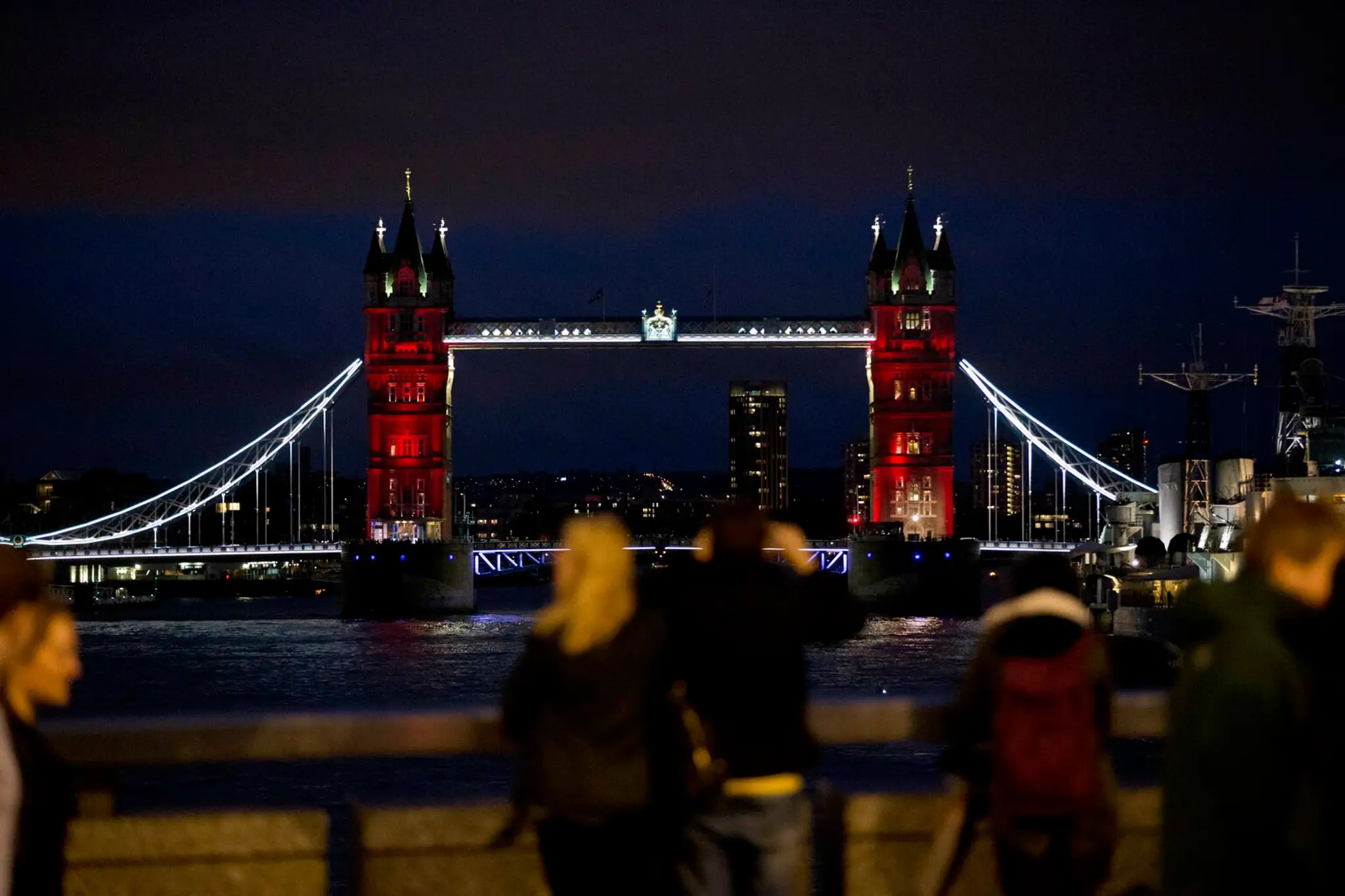Tower Bridge v Londýne.