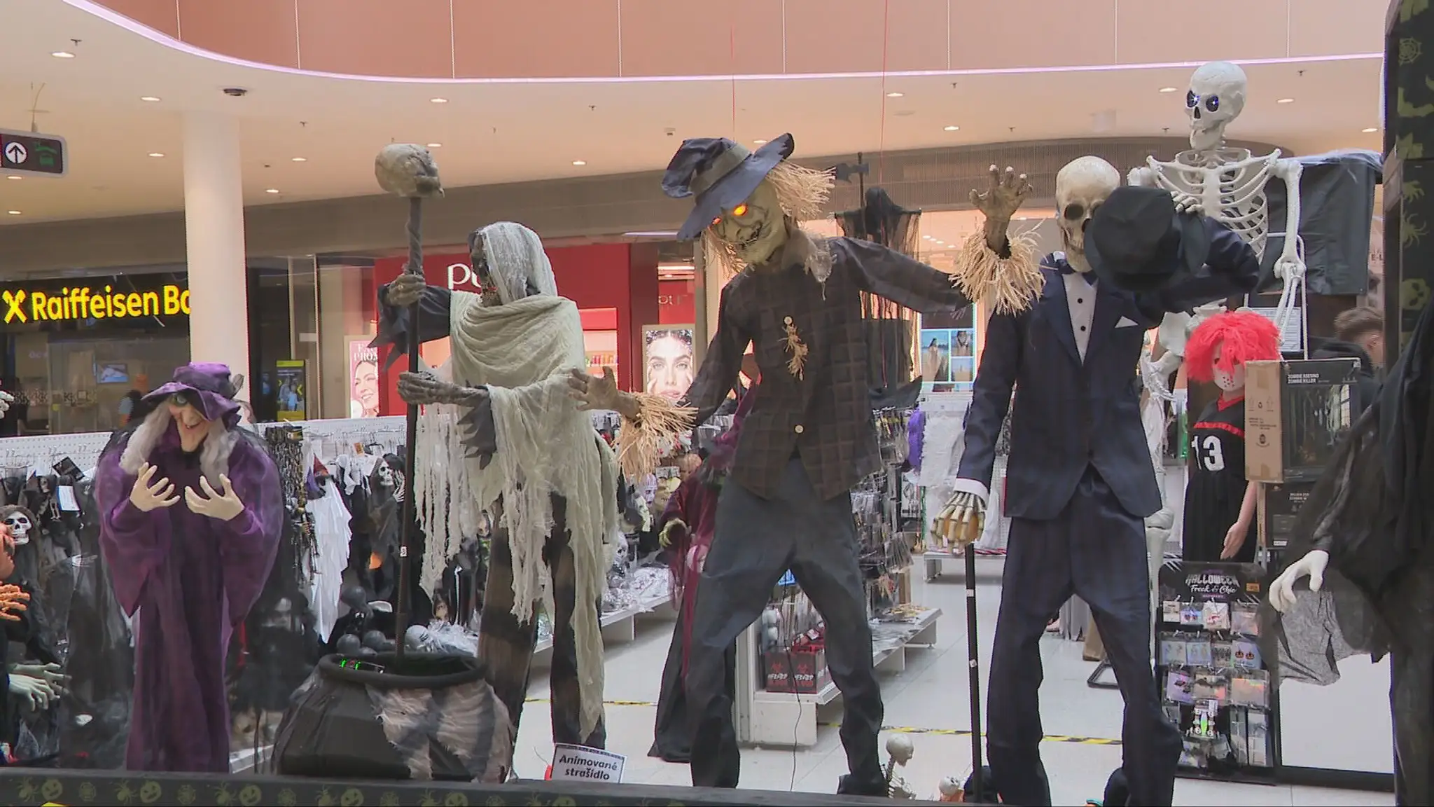 Halloween v obchodoch