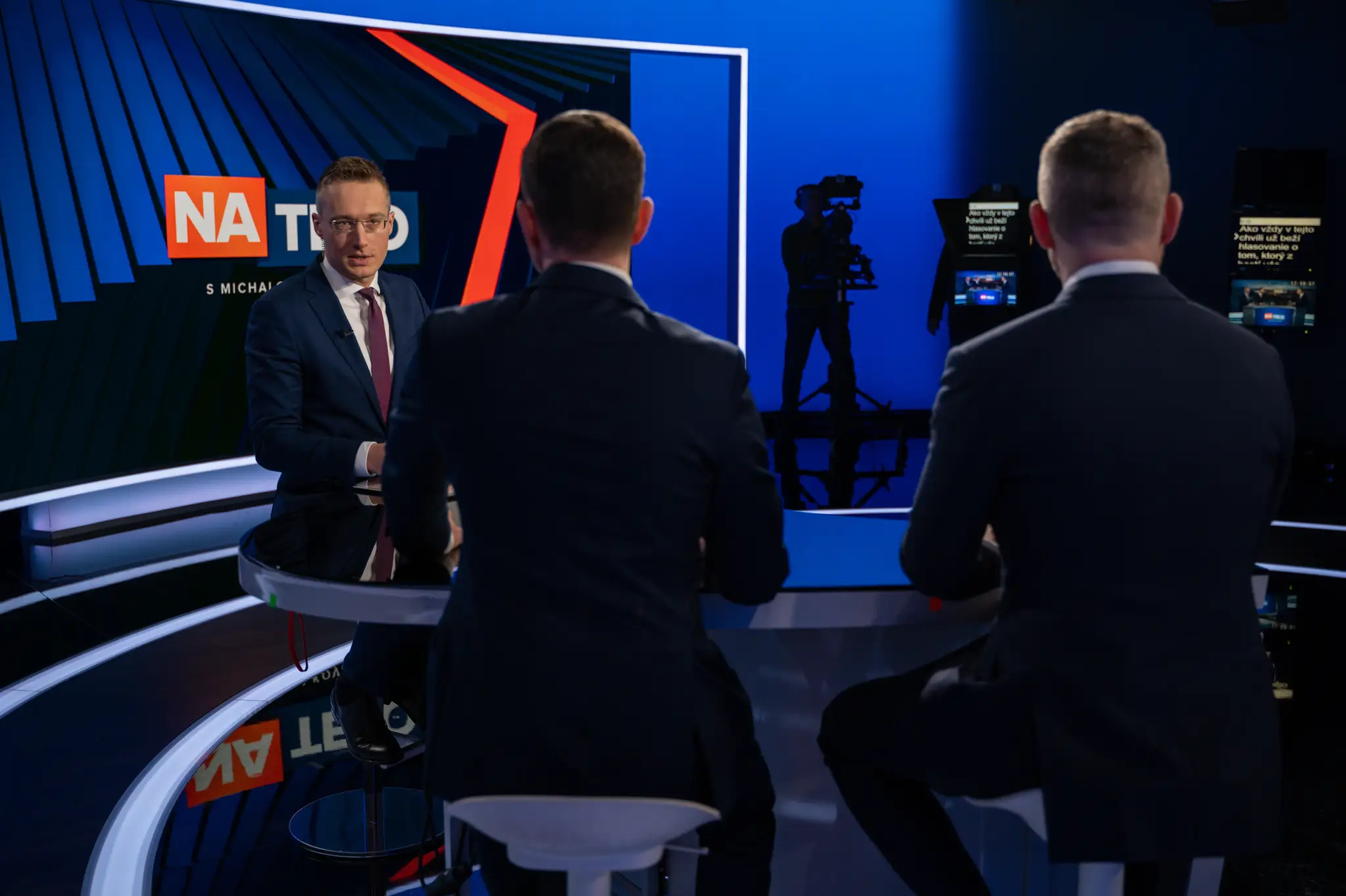 Peter Pellegrini a Eduard Heger v relácii Na telo.