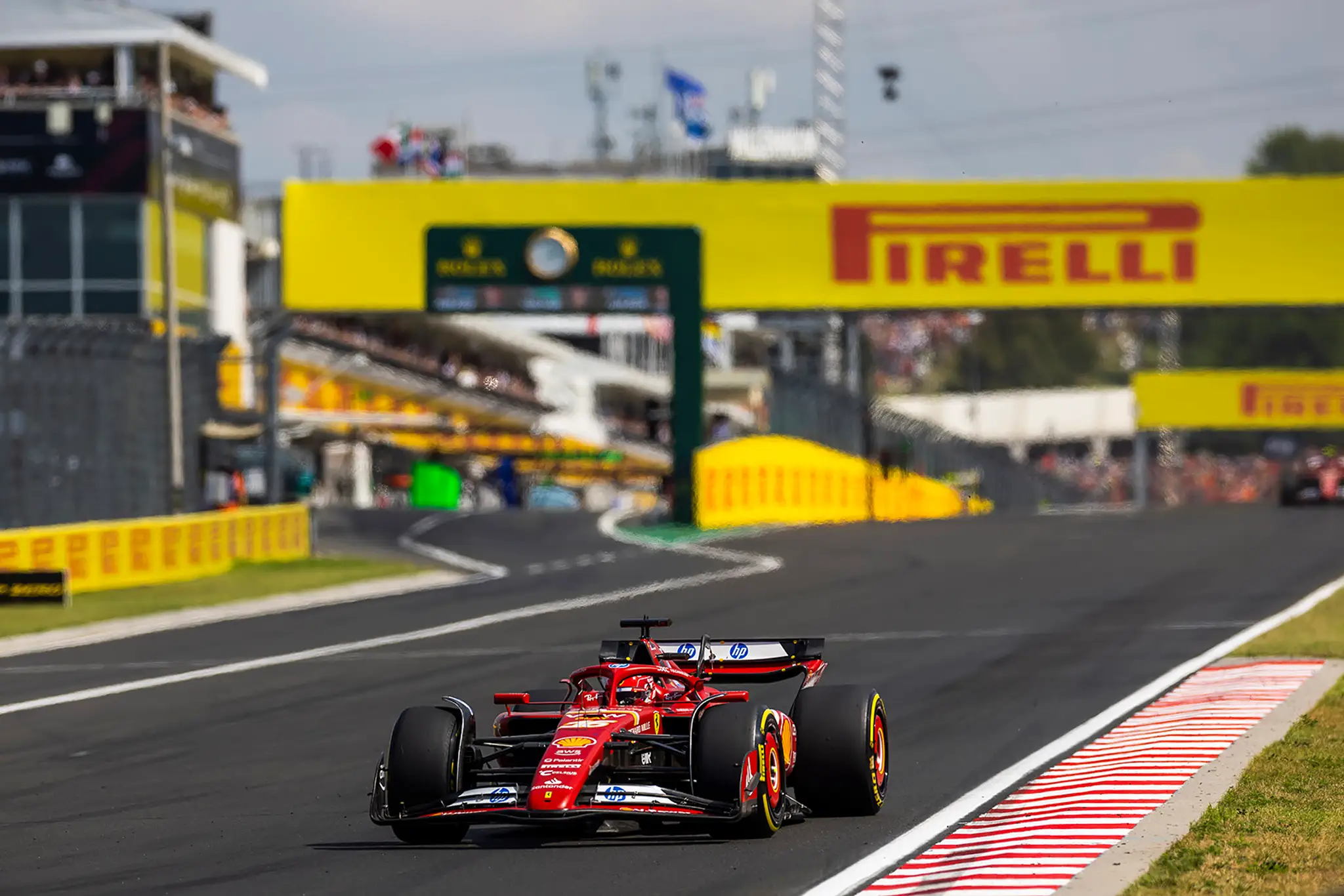 Charles Leclerc na Ferrari.