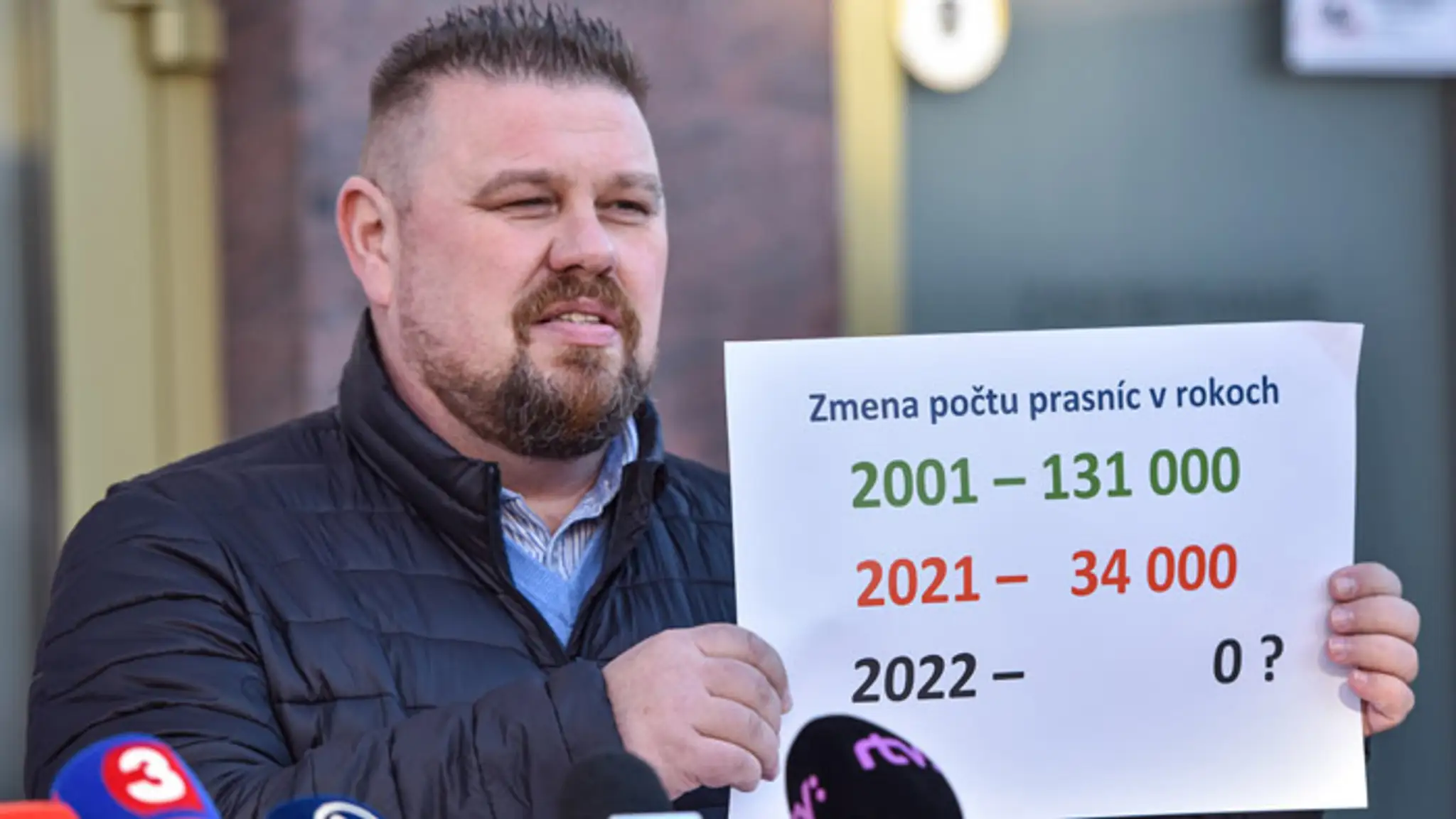 Výkonný riaditeľ Slovenskej asociácie chovateľov ošípaných Peter Polák.