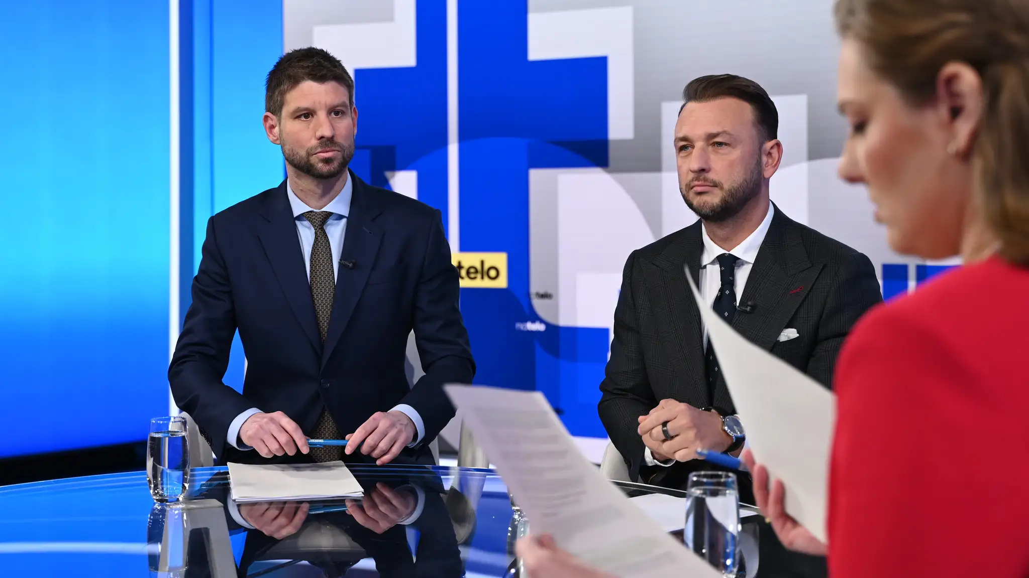 Matúš Šutaj Eštok a Michal Šimečka.