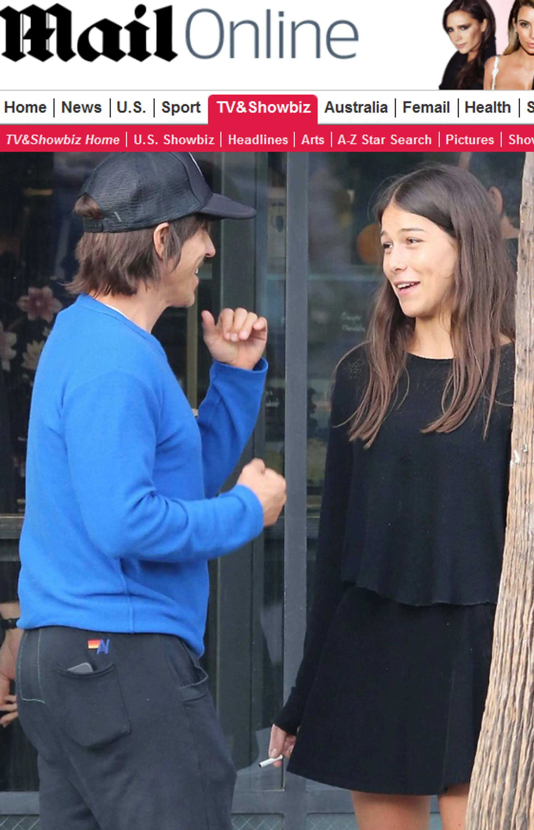 Anthony Kiedis a Helena Vestergaard