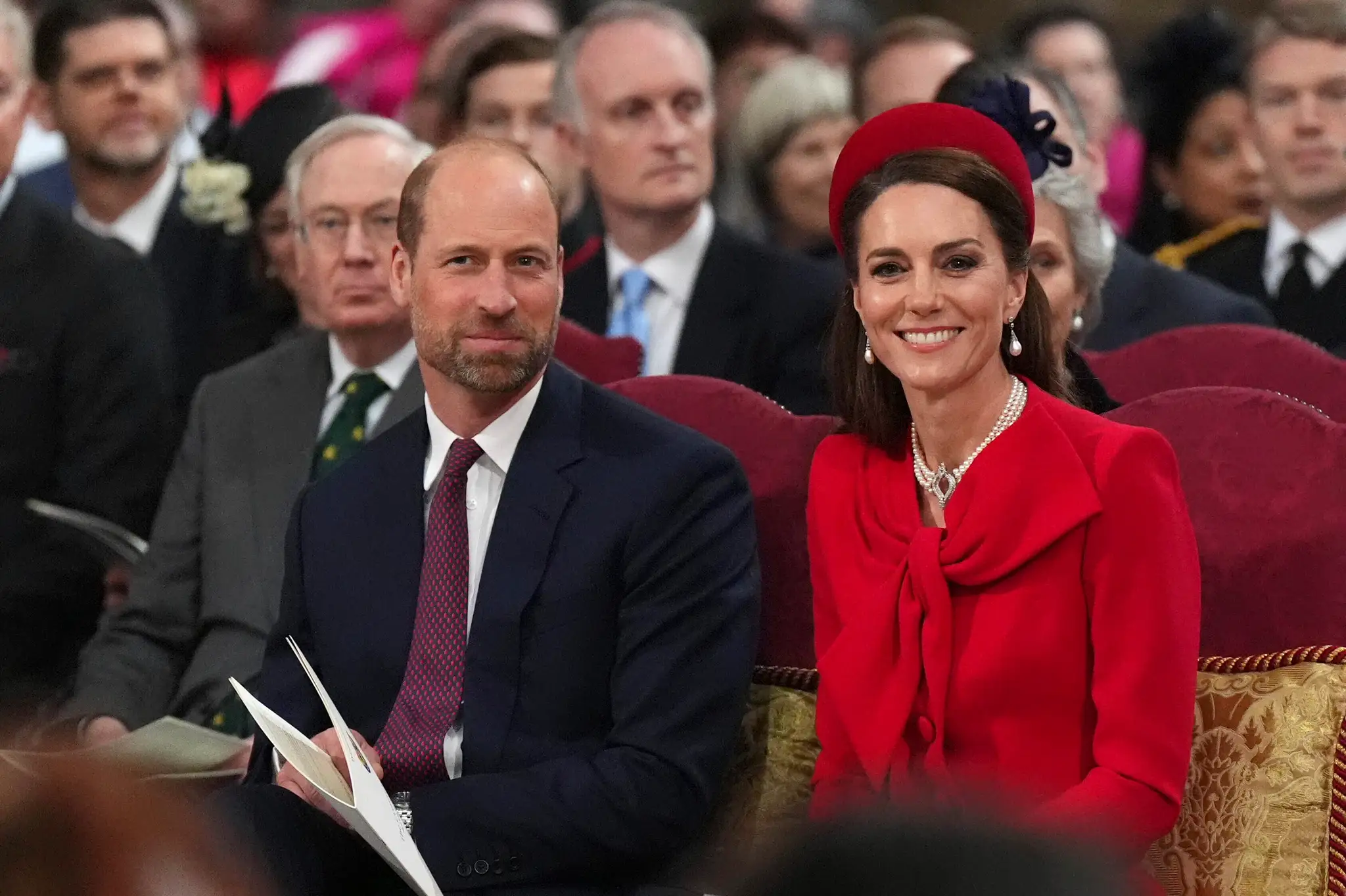 Princ a princezná z Walesu počas oslavy Dňa Commonwealthu