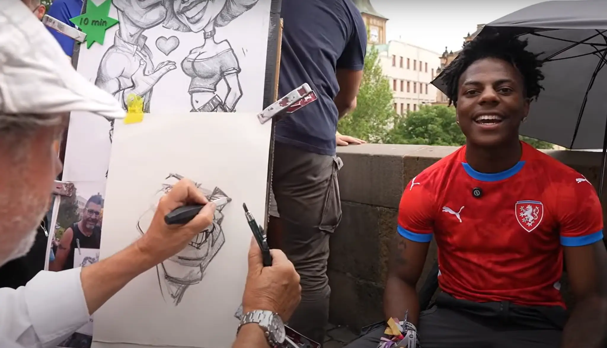 IShowSpeed karikatúra 