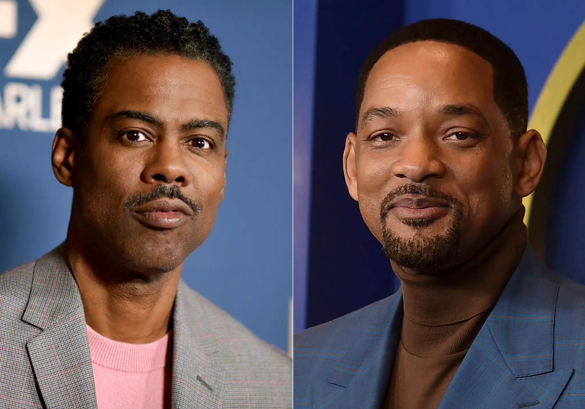 Komik a moderátor Chris Rock (vľavo) a americký herec Will Smith.