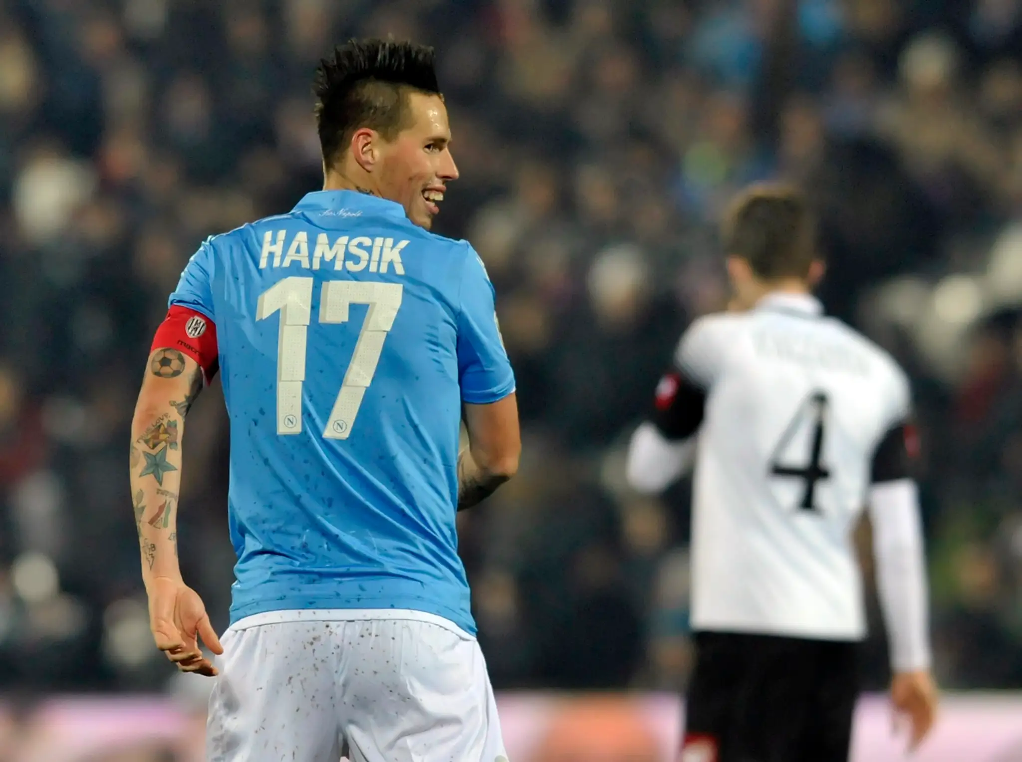 Slovenský stredopoliar a kapitán Neapolu Marek Hamšík