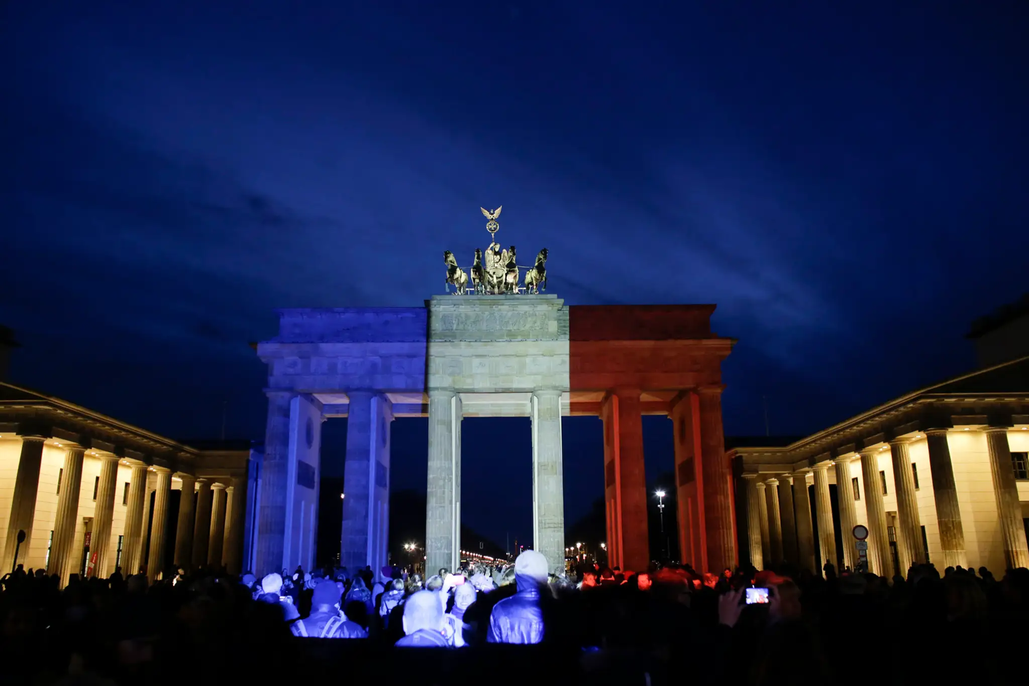 Brandenburská brána v Berlíne.