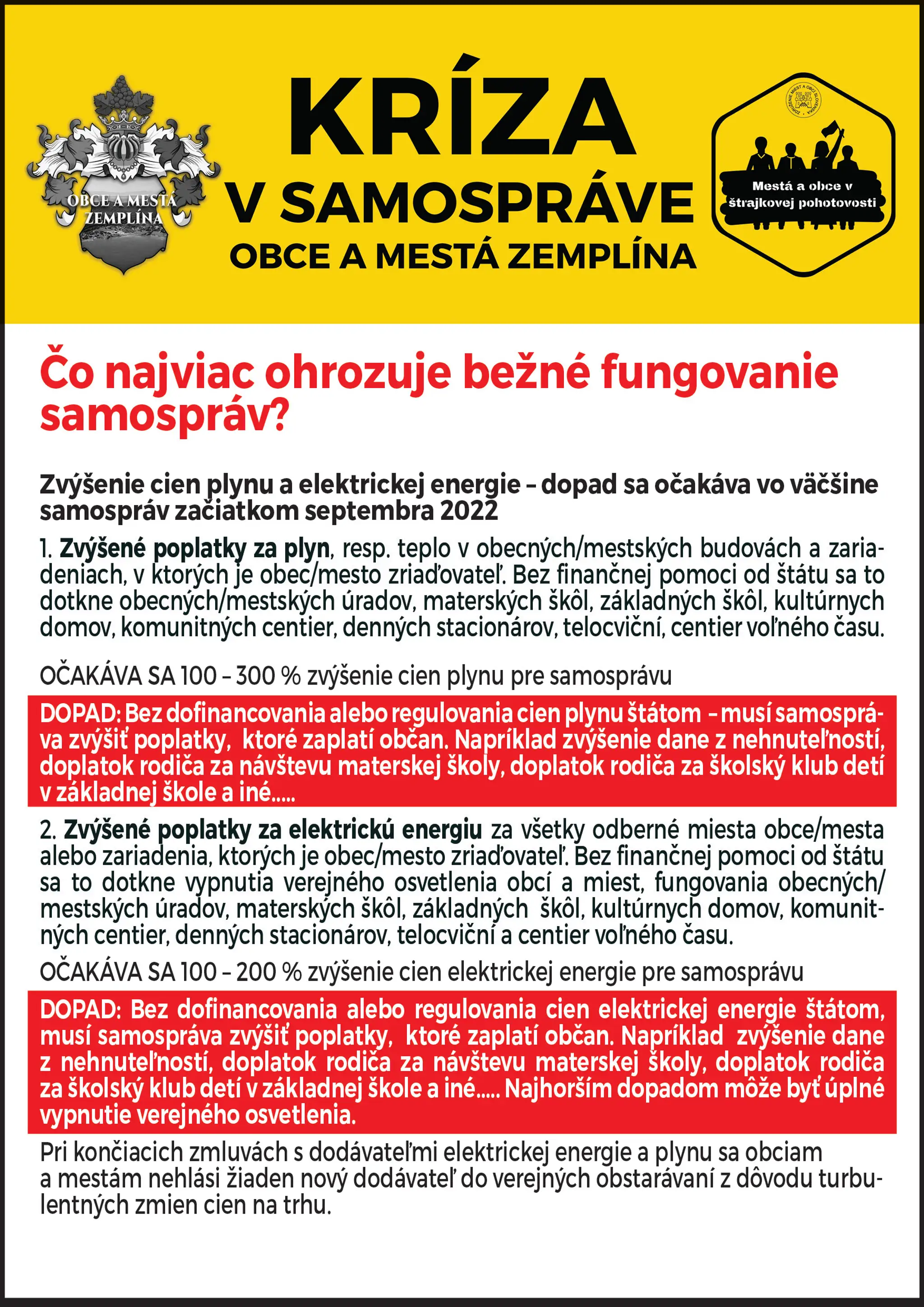 Prvé kritické oblasti