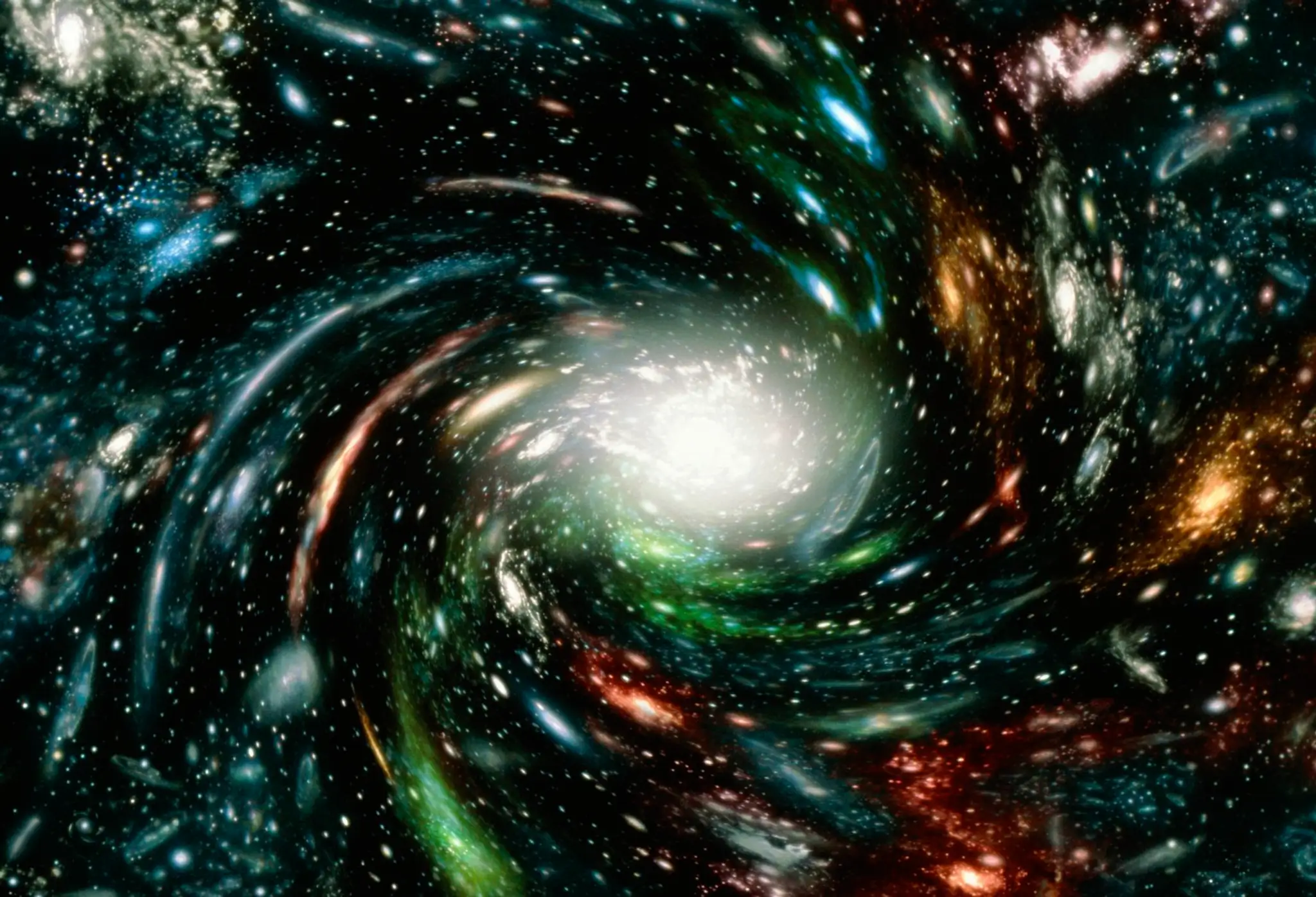 Zánik vesmíru - Big Crunch.