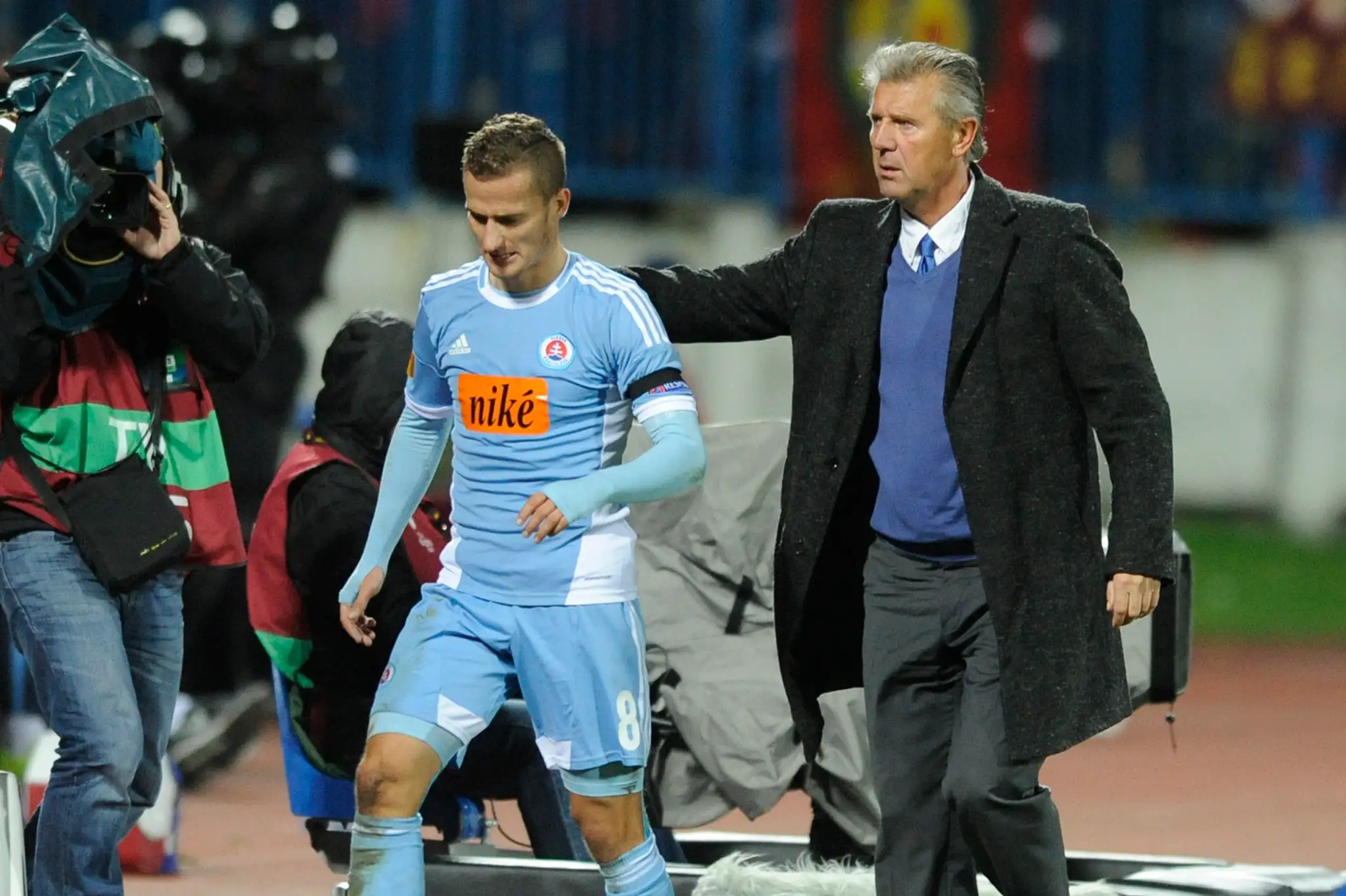 Erik Grendel počas pôsobenia v Slovane Bratislava.
