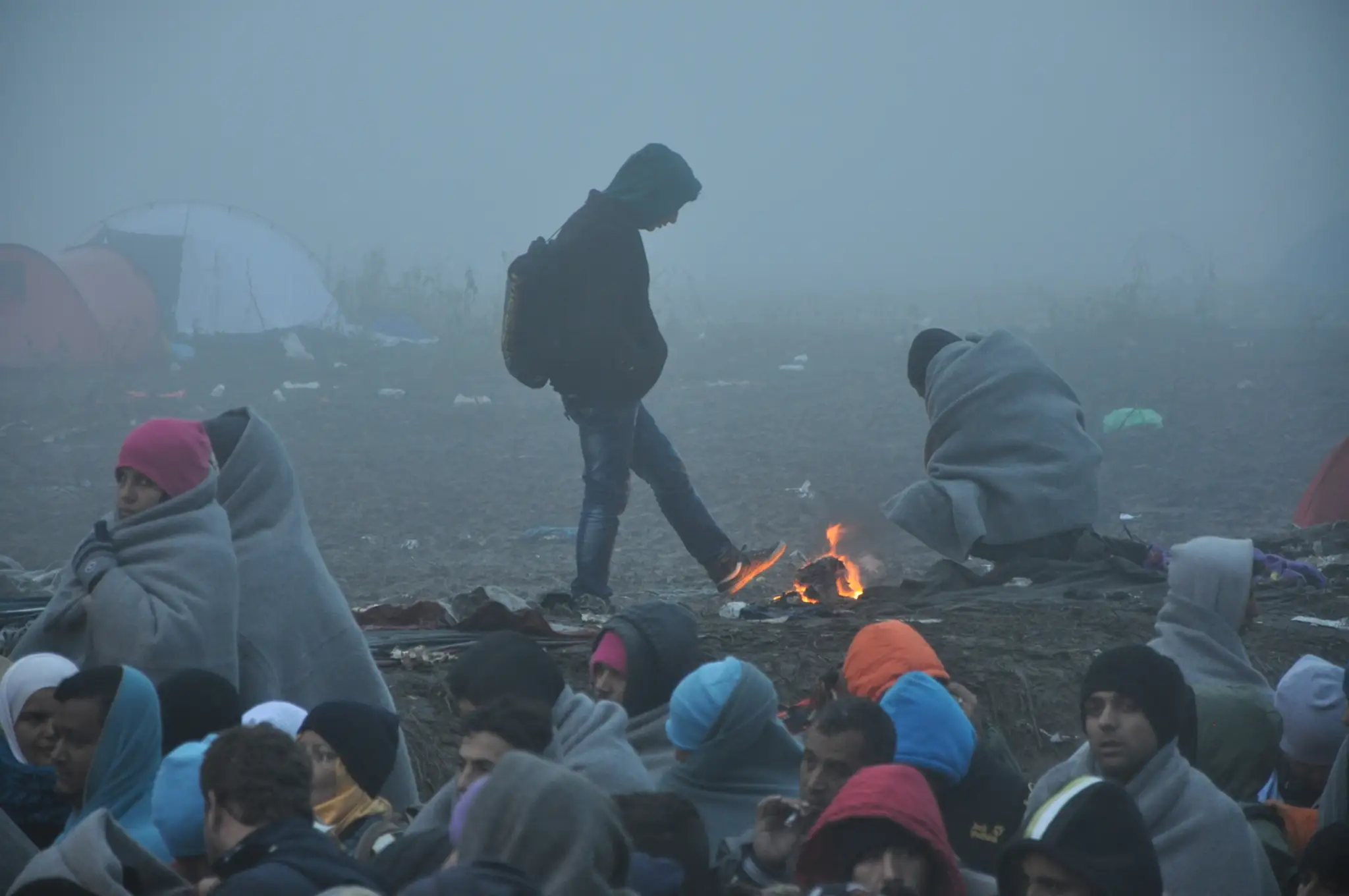 Migranti na srbsko-chorvátskych hraniciach