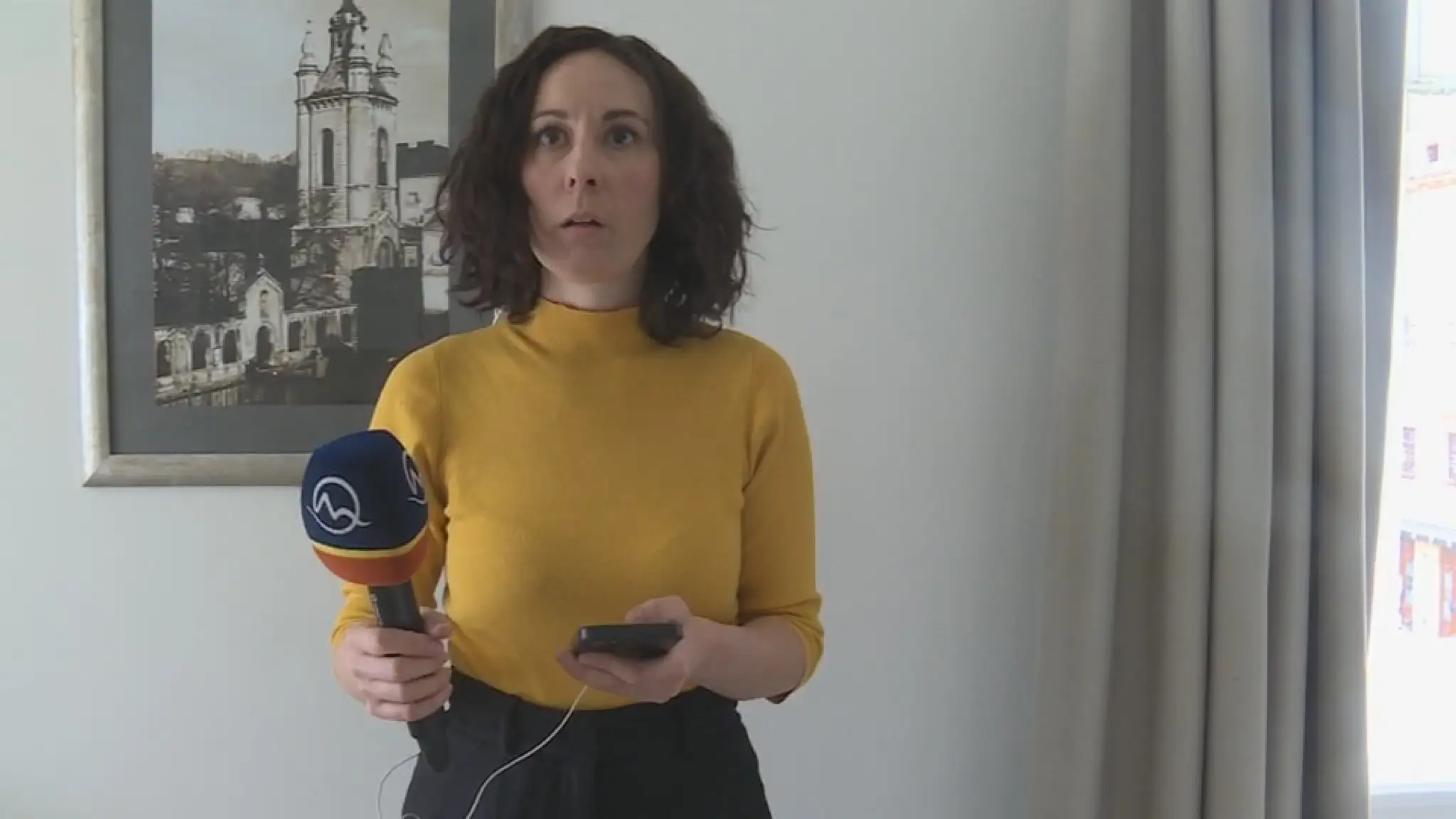 Gabriela Kajtárová krátko pred živým vstupom.