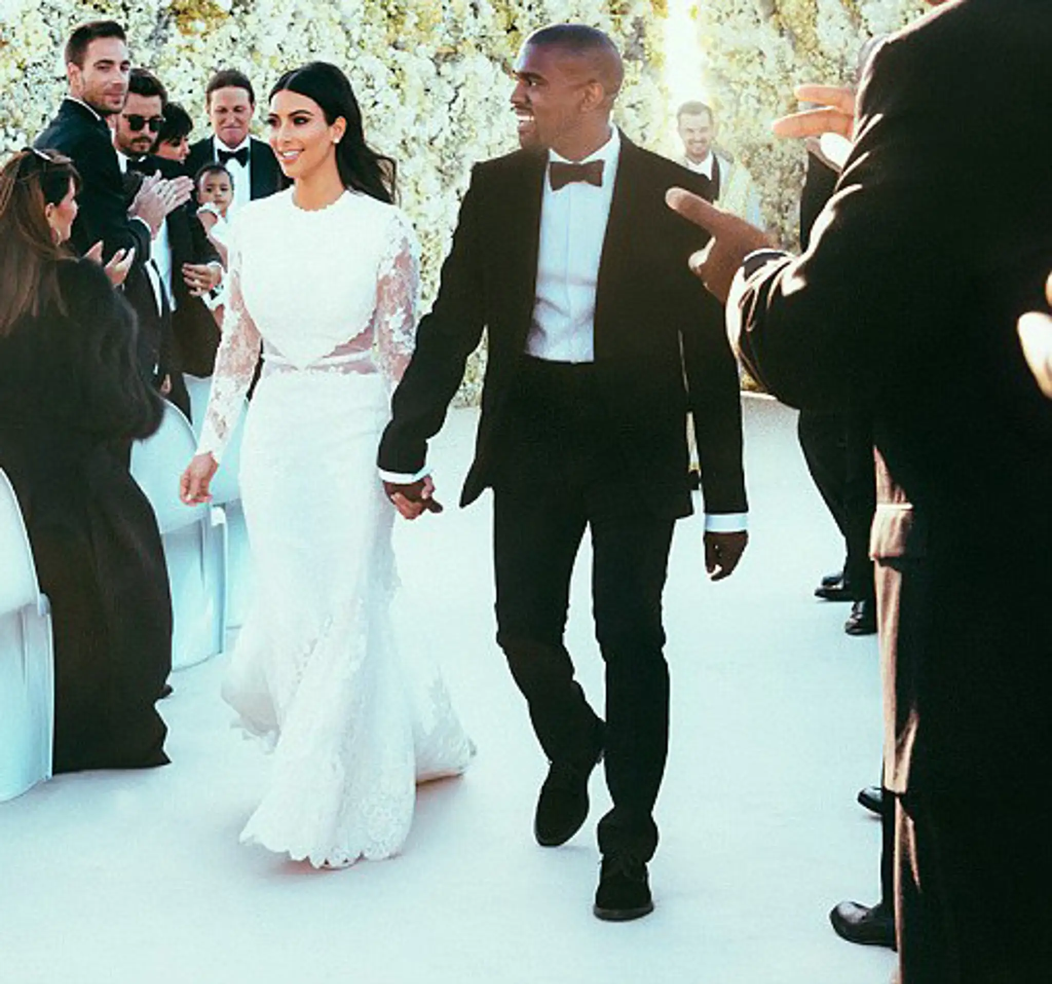 Kim Kardashian a Kanye West svadba