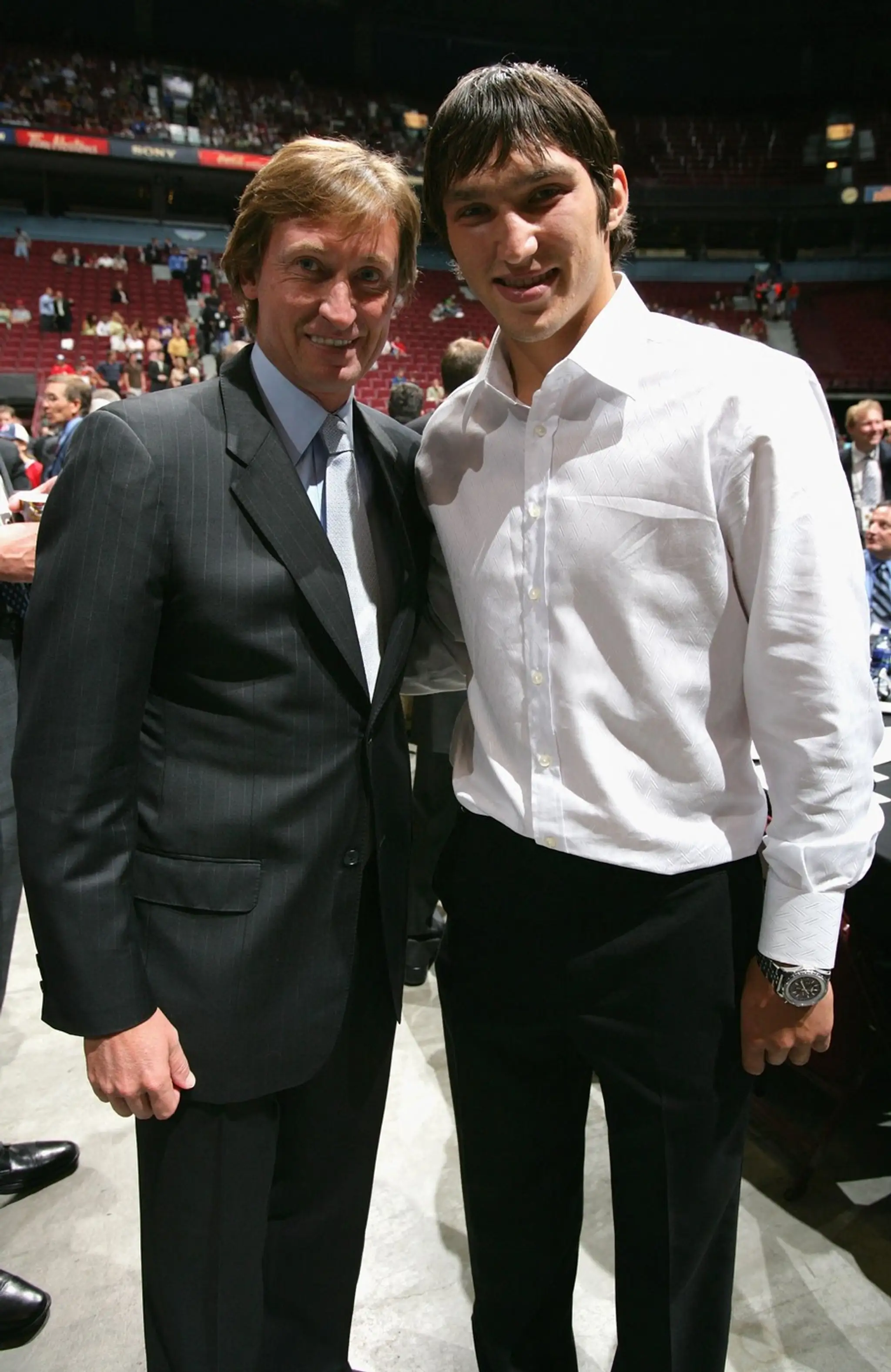 Alexander Ovečkin a Wayne Gretzky