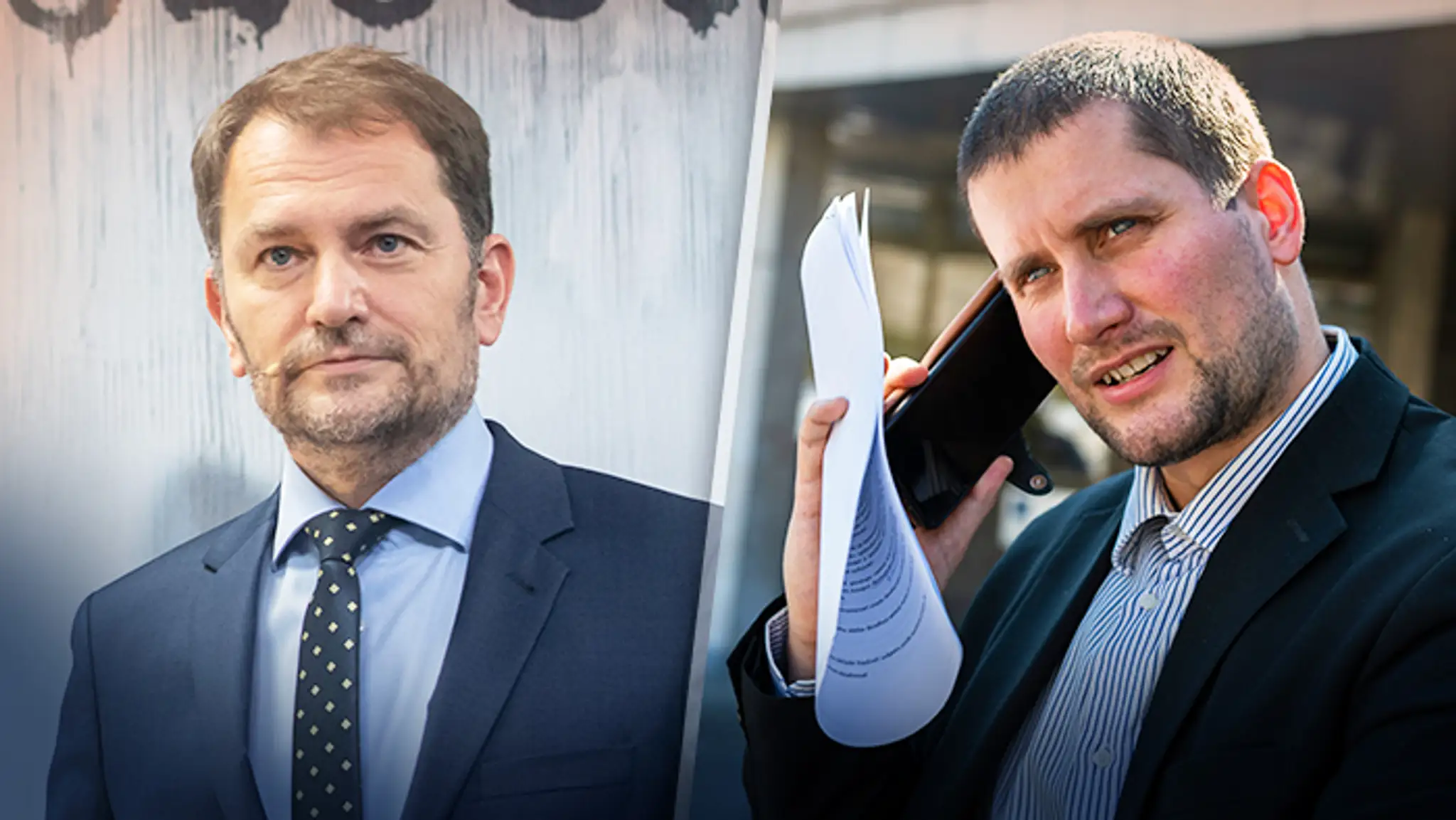 Igor Matovič a Martin Beluský.