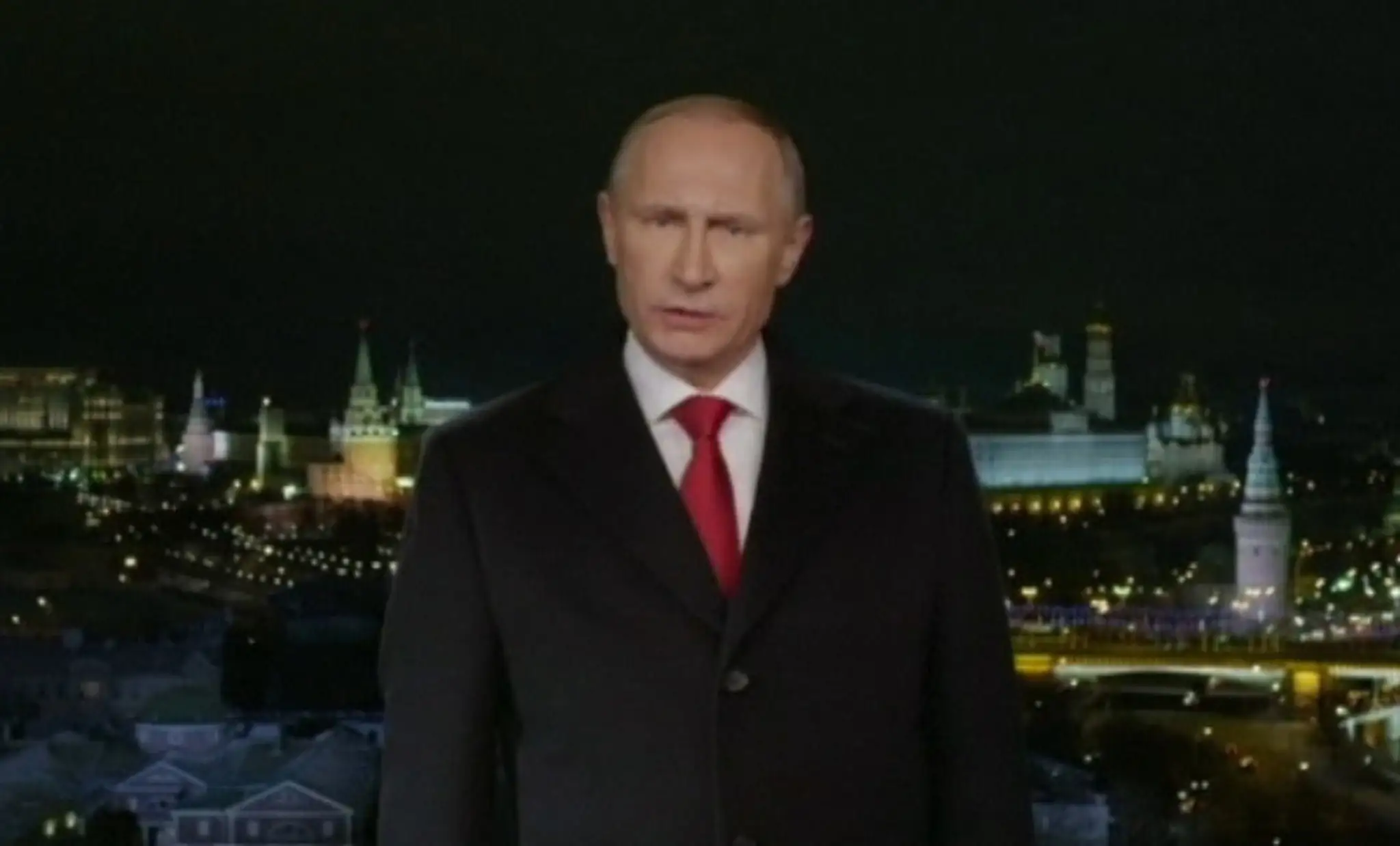 Vladimír Putin, novoročný príhovor.