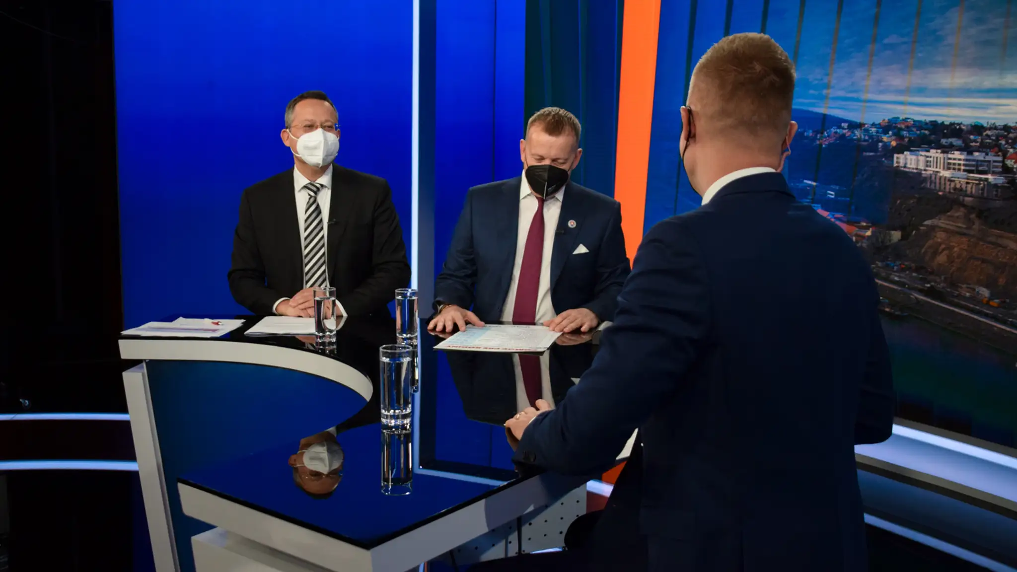 Ladislav Kamenický a Boris Kollár v Na telo.