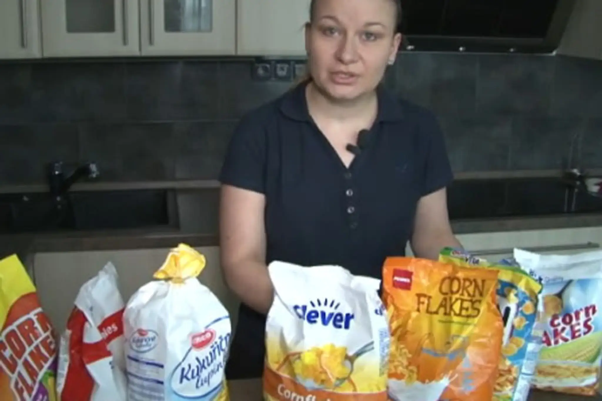 Test kukuričných lupienkov