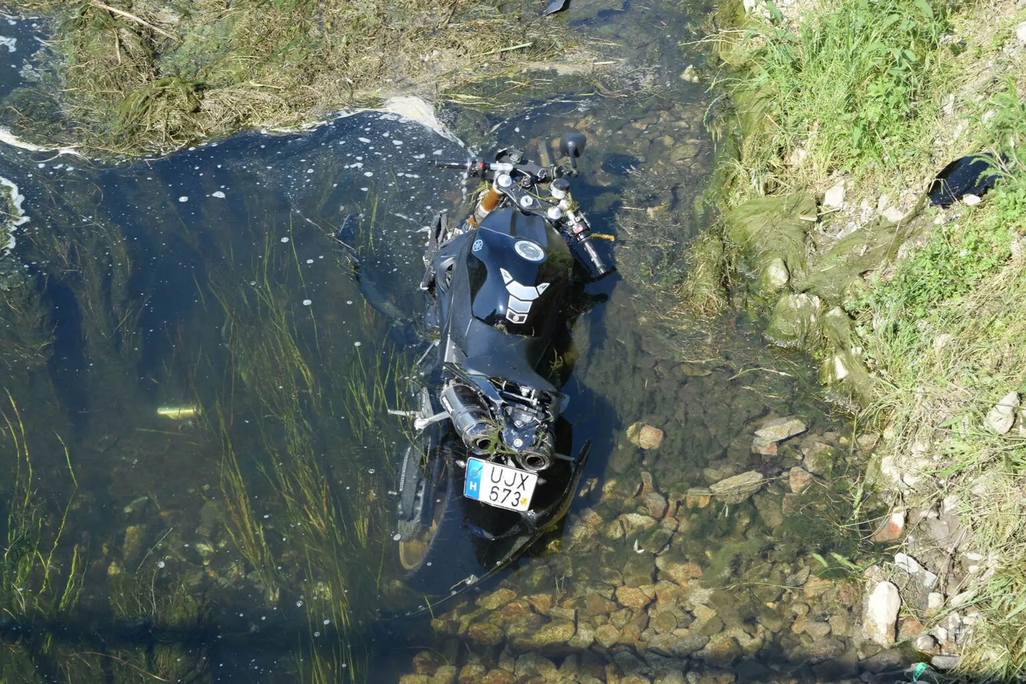 Motorka v kanále