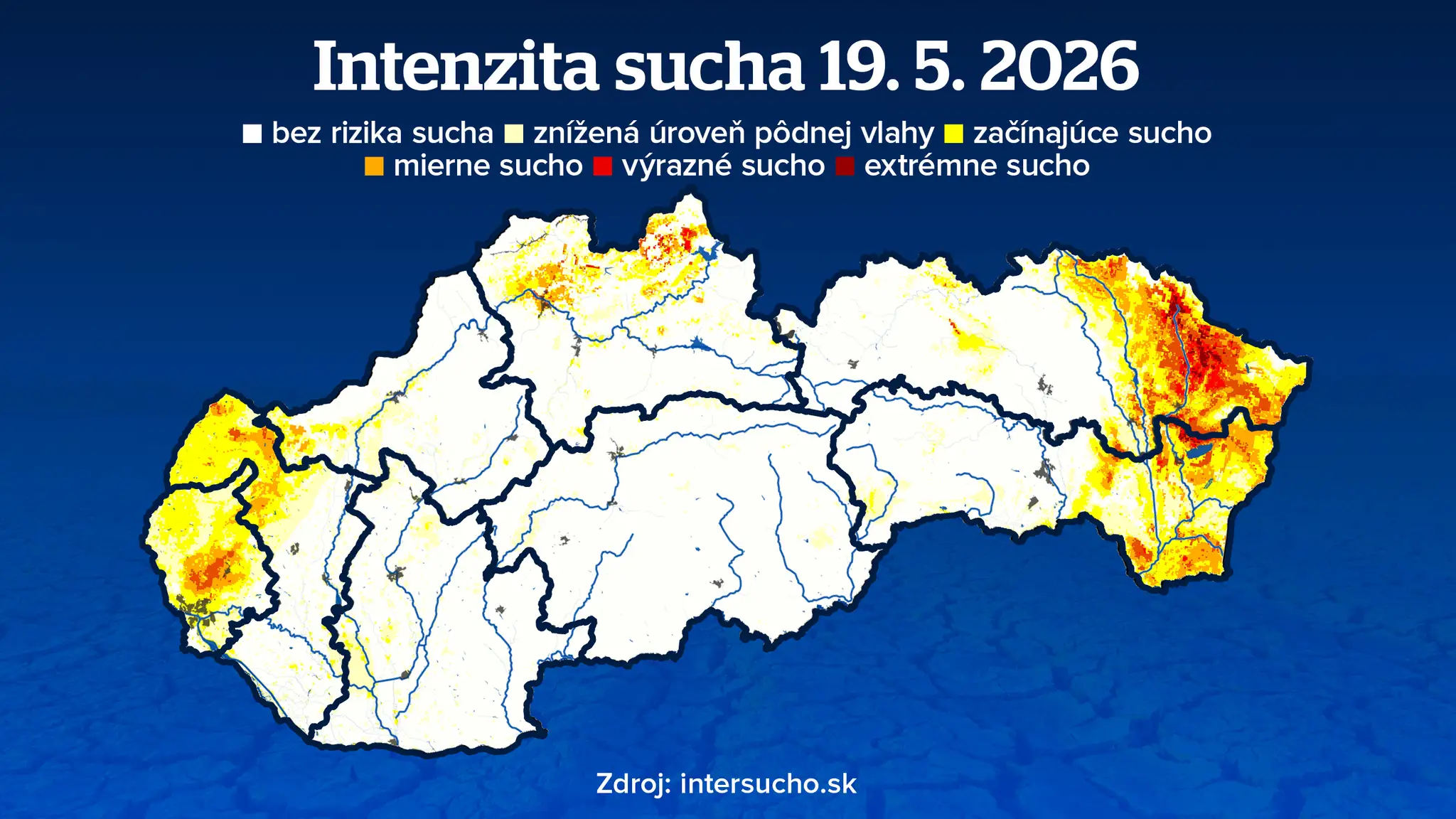 Intenzita sucha 19. 5. 2026