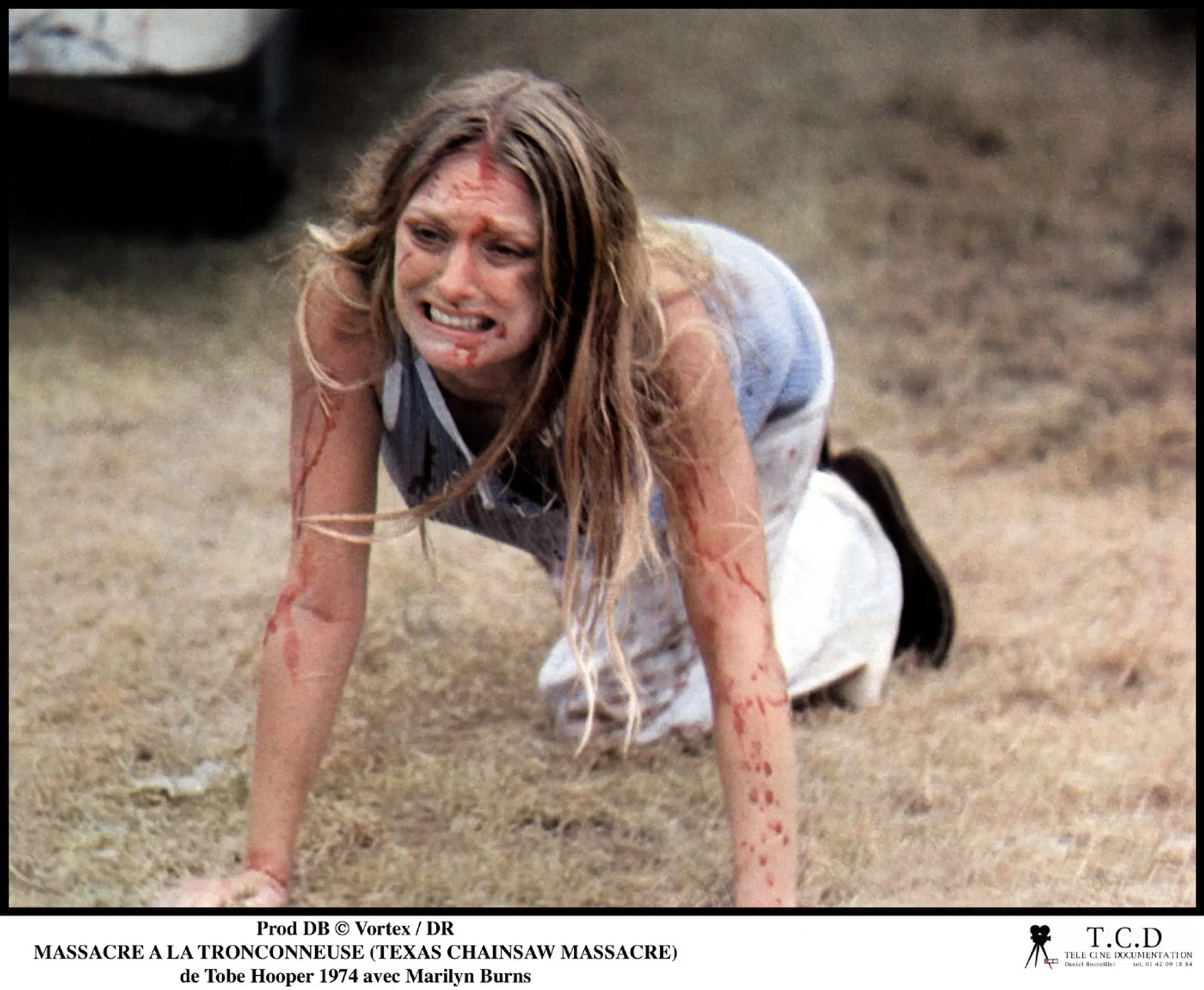 Marilyn Burns ako Sally vo filme Texaský masaker motorovou pílou