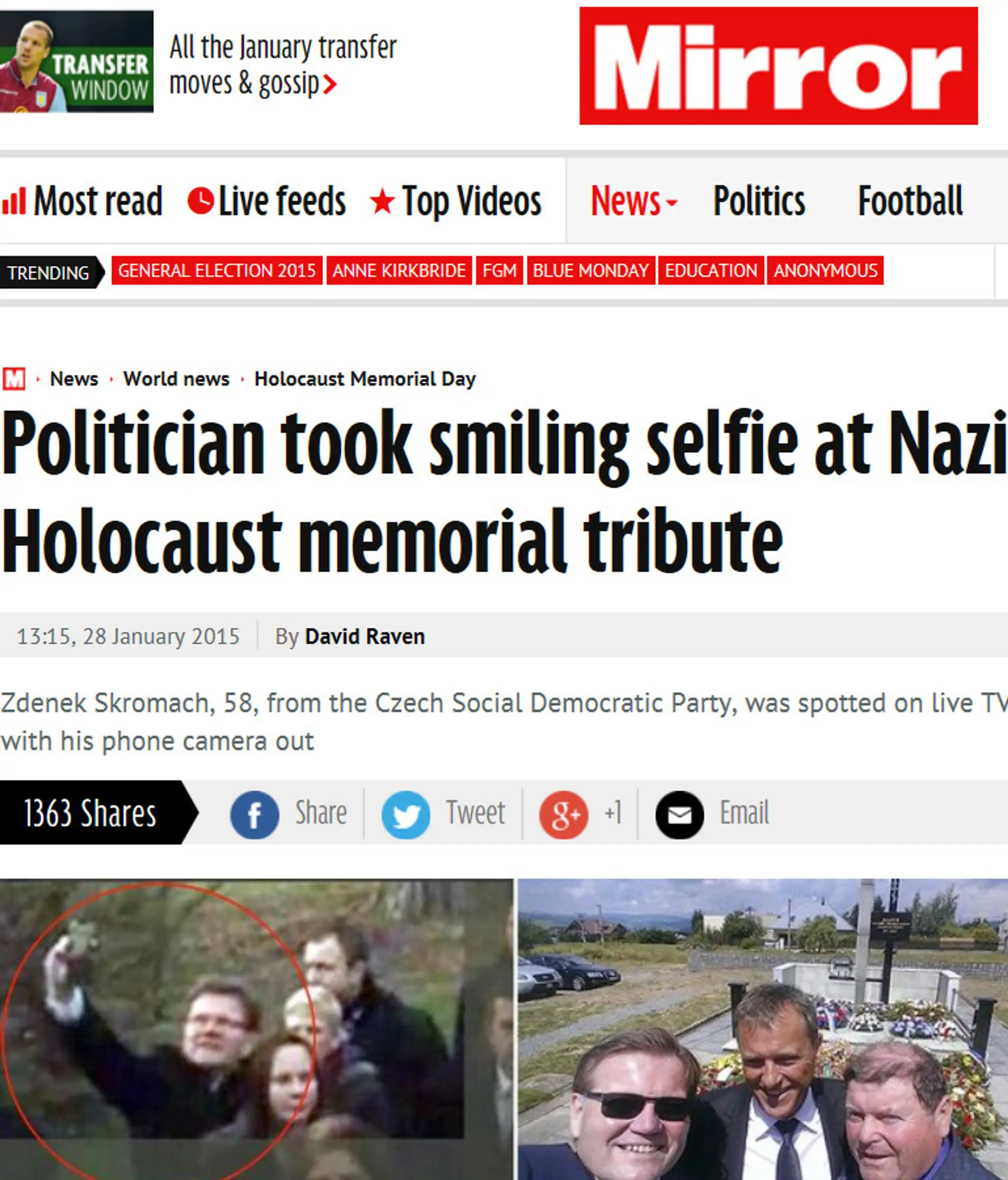 O českom politikovi píšu aj v zahraničí.