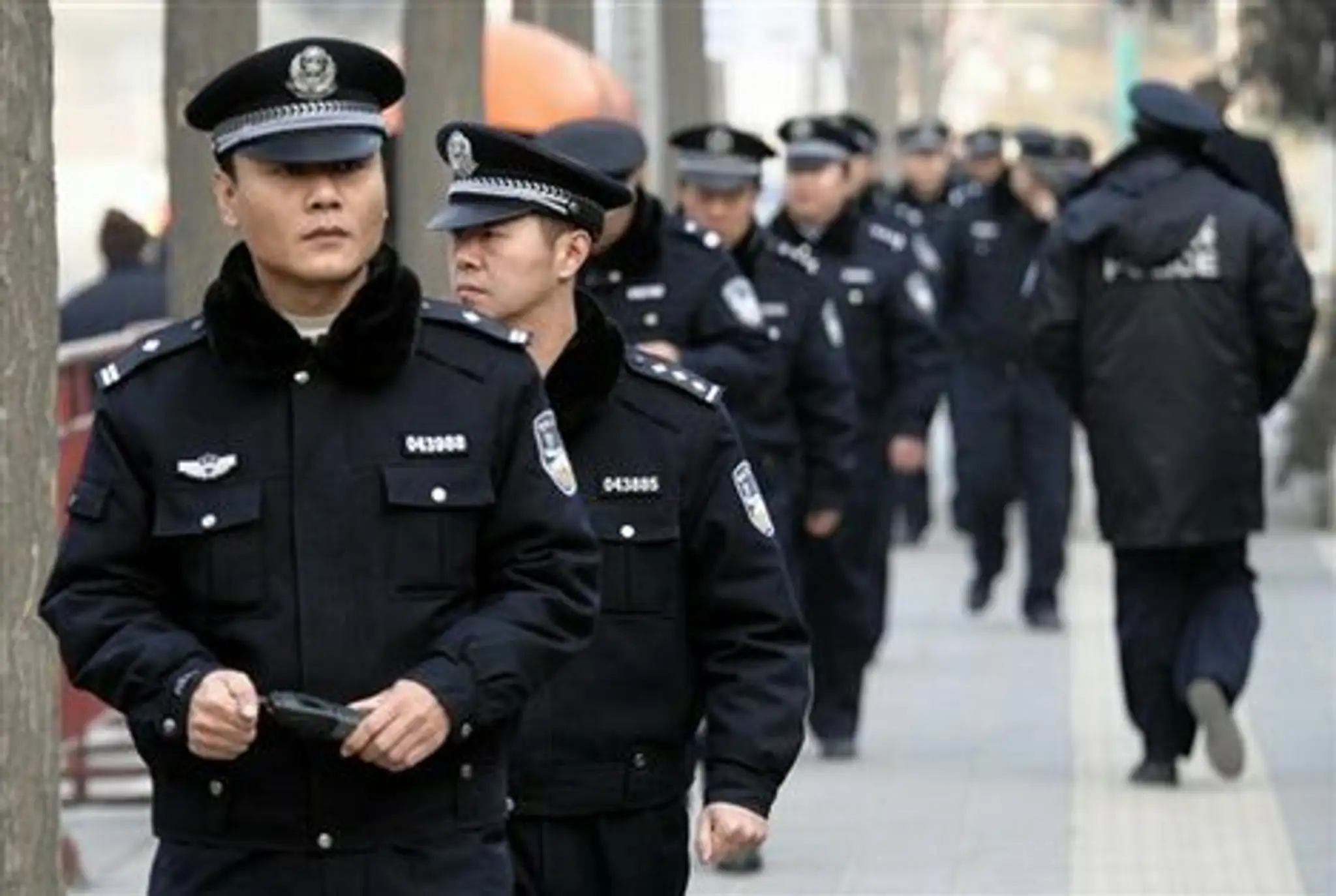 Čínska polícia
