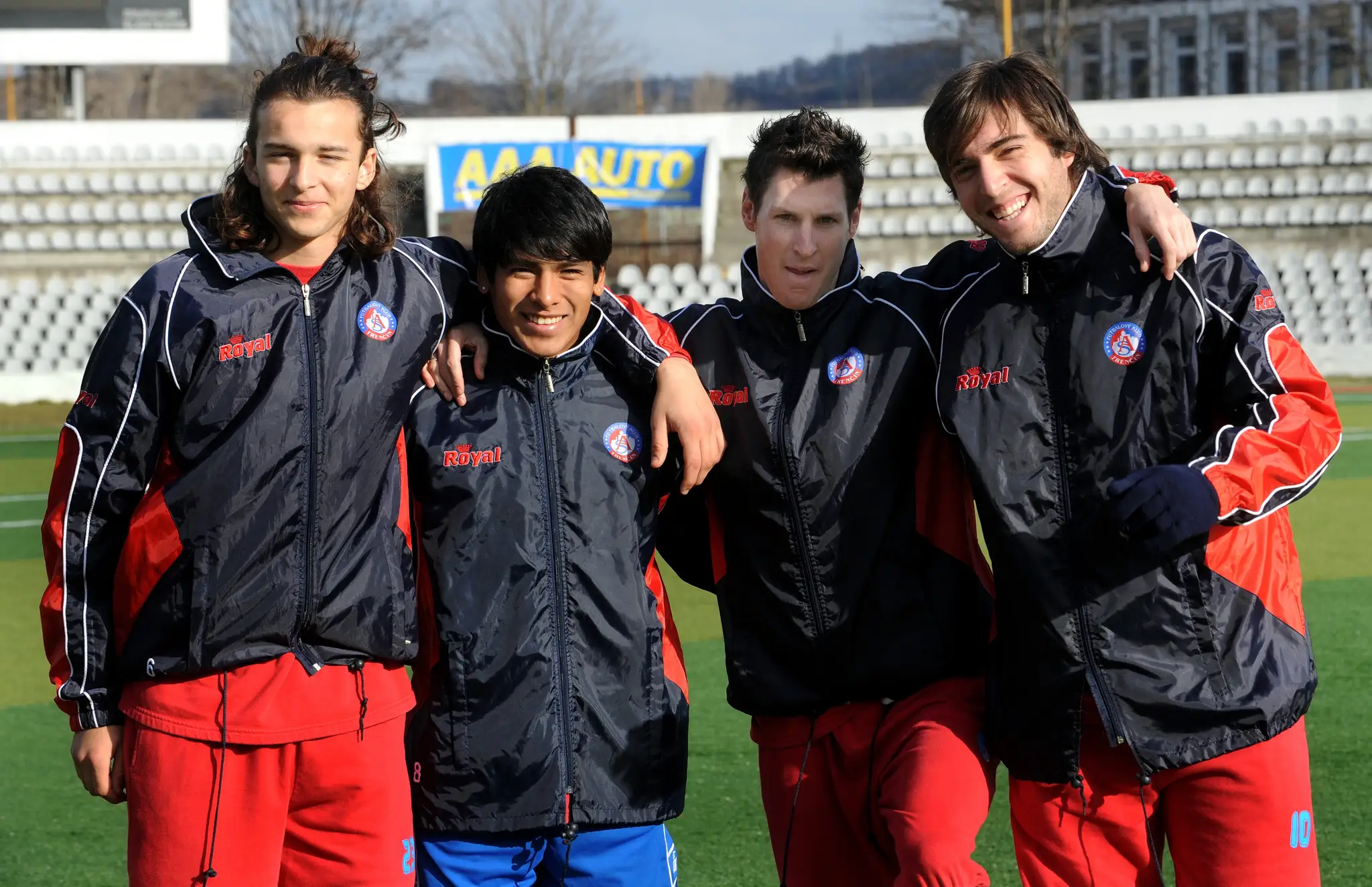 Zľava Angelos Chanti (Grécko), Aldo Baez (Argentína), Thijs Sluijter (Holandsko) a David Depetris (Argentína) vo februári 2008.