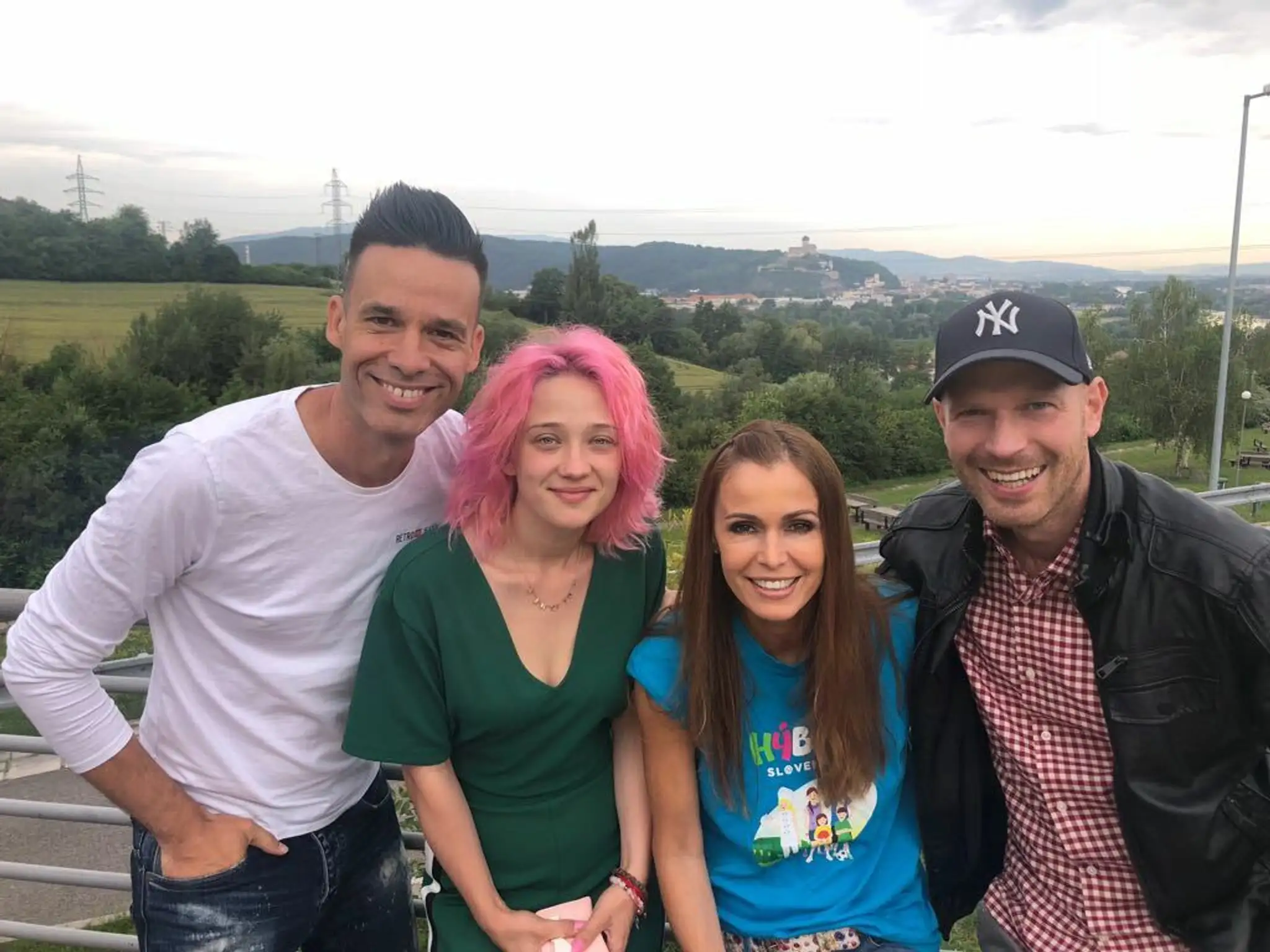 Roman Juraško, Tereza Mašková, Lenka Šóošová a Števo Eisele