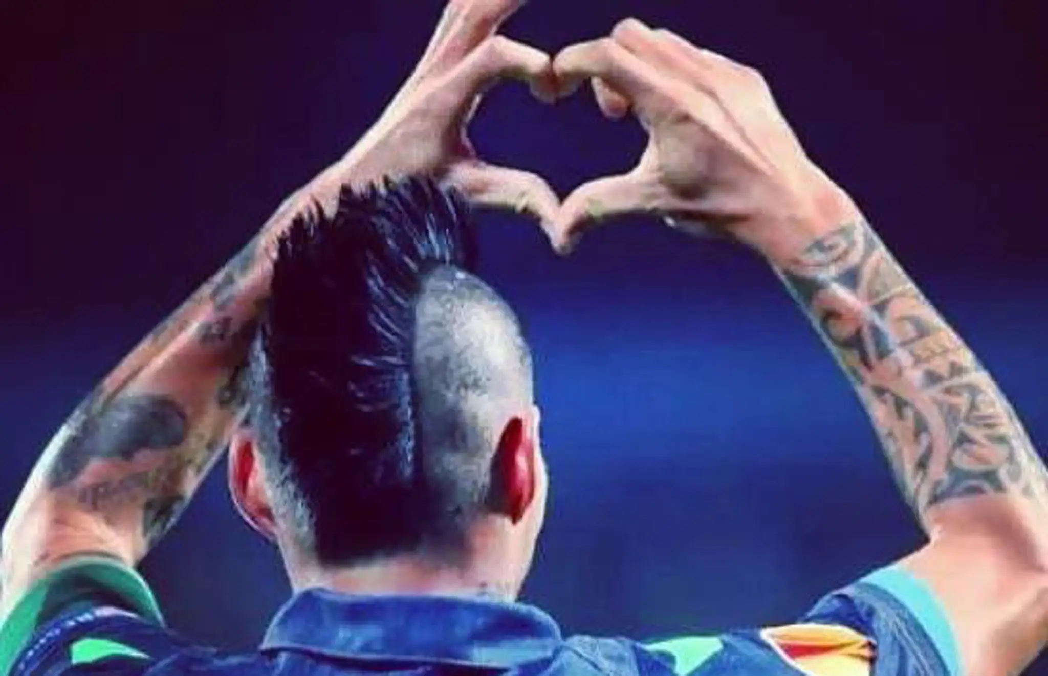 Marek Hamšík so známym gestom.