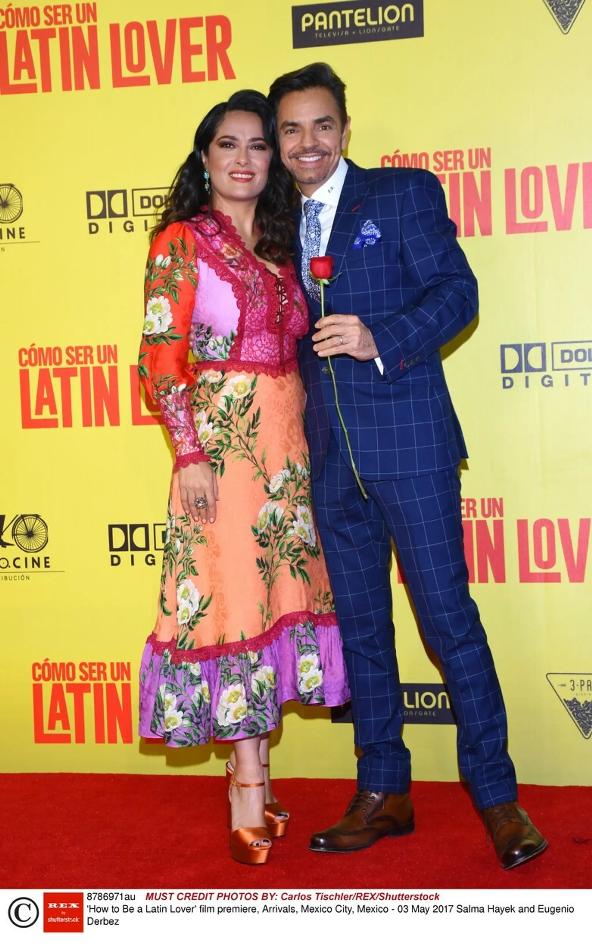 Salma Hayek s Eugeniom Derbezom