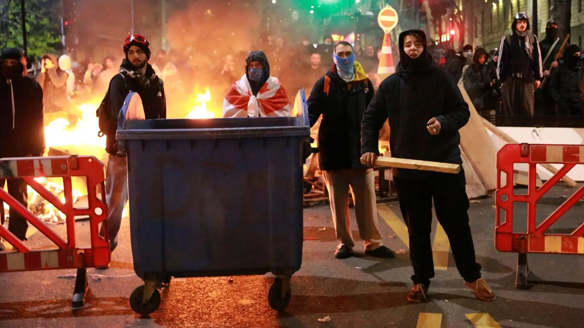 Protesty v Gruzínsku