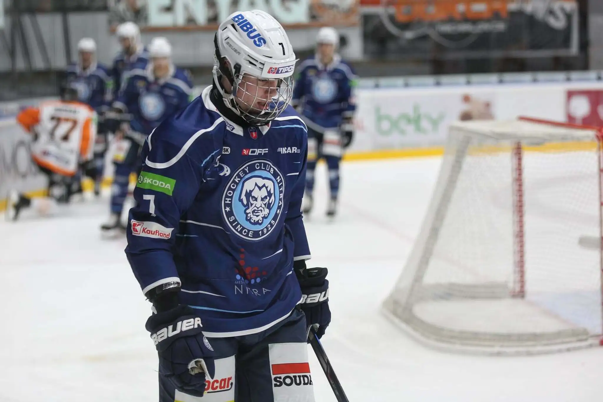 Šimon Nemec v dueli Tipos extraligy v Michalovciach.