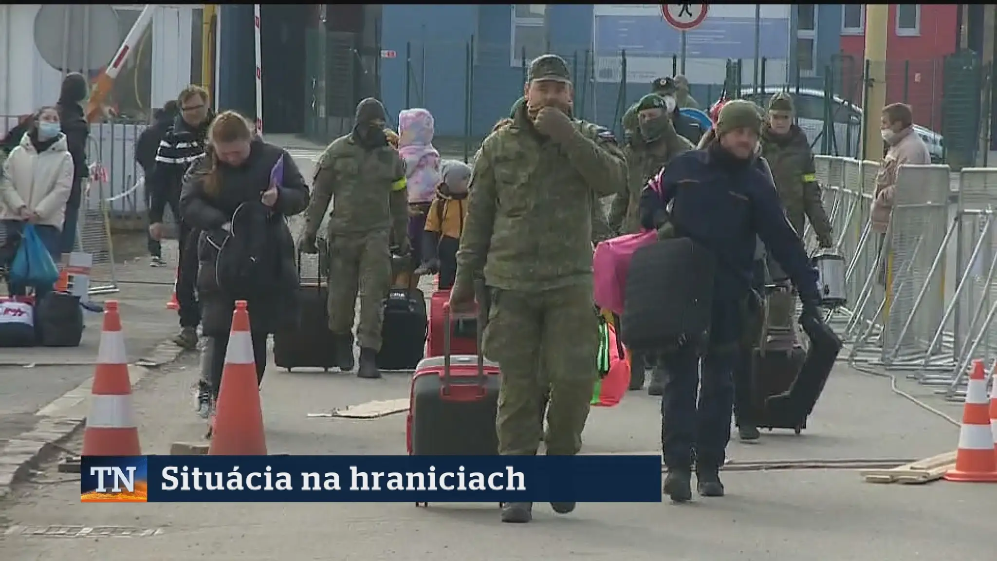 Situácia na hraničnom priechode Vyšné Nemecké.
