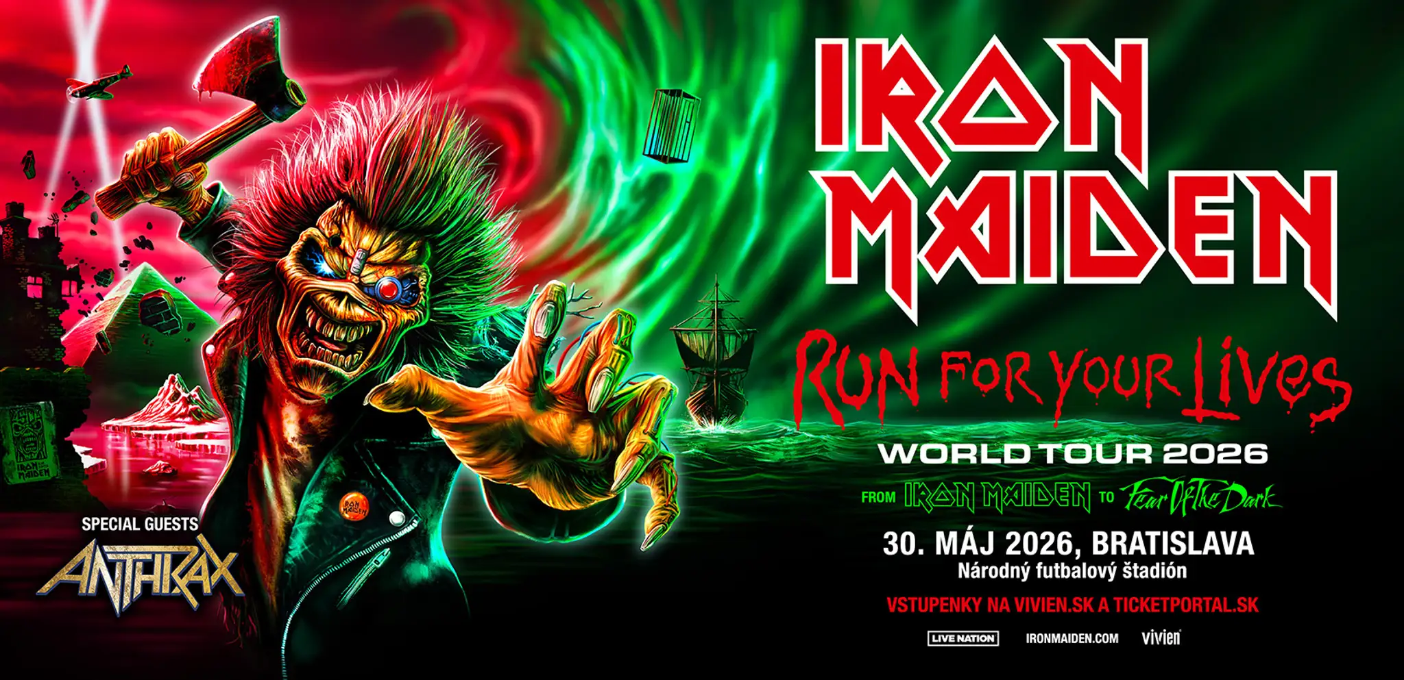 Iron Maiden 2026 v Bratislave